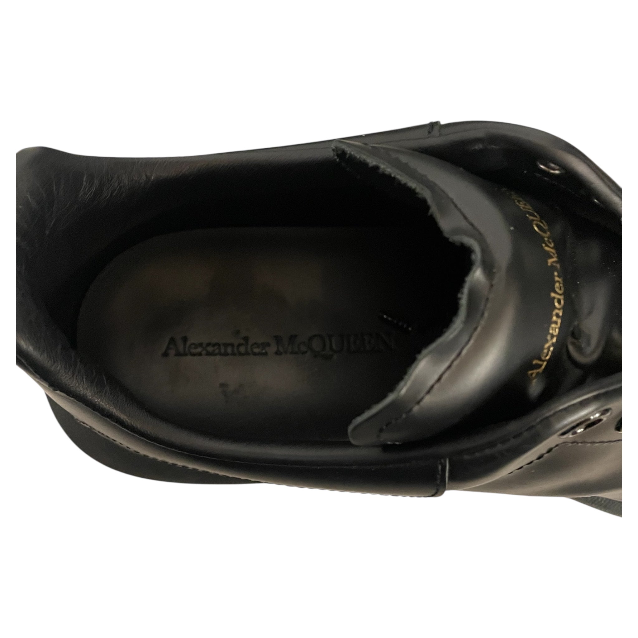 Alexander McQueen/Low-Sneakers/EU 47/Leather/BLK/ view 3