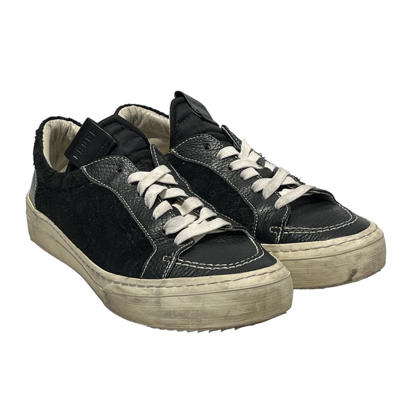 RHUDE/Low-Sneakers/US 9/Leather/BLK/