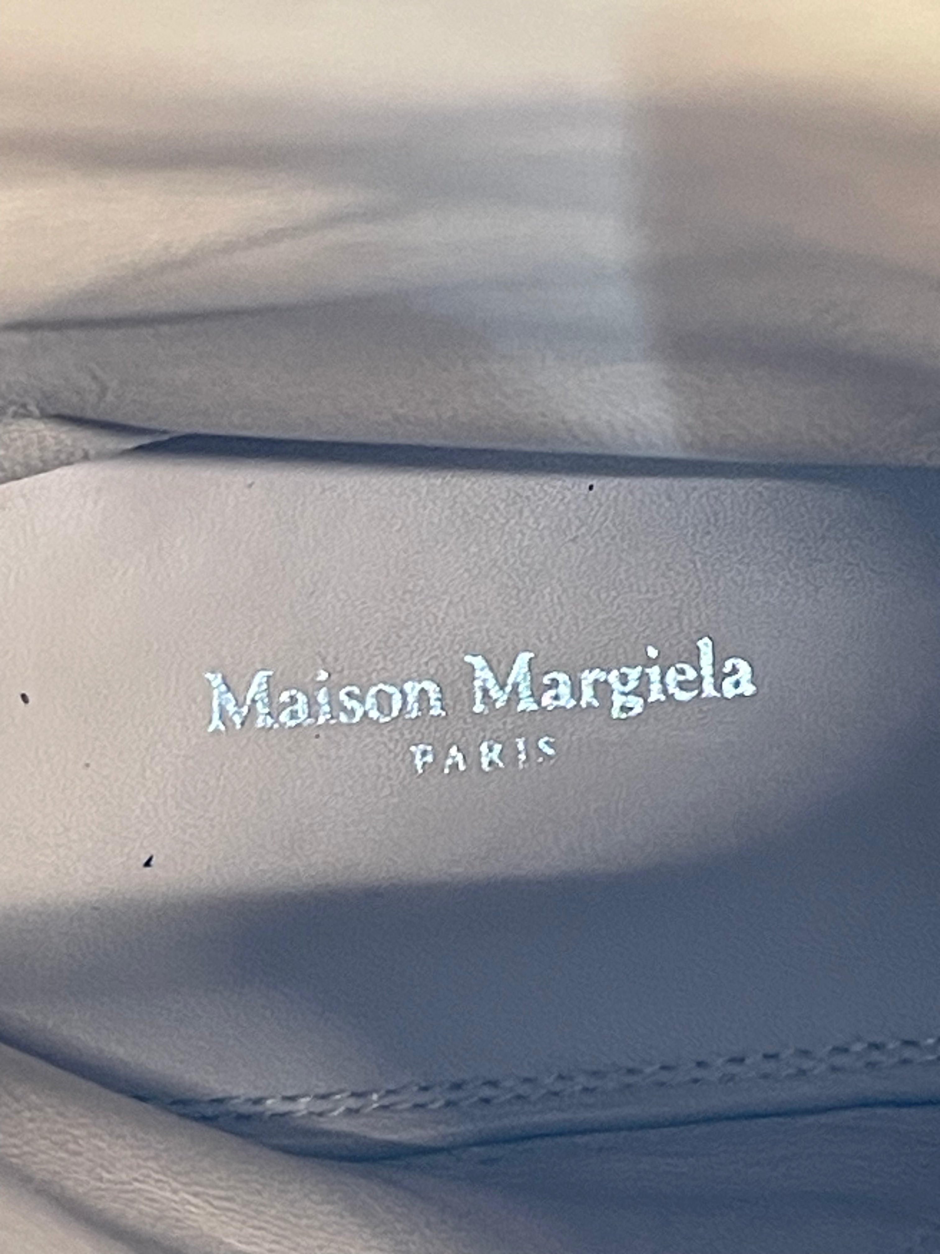 Maison Margiela/Boots/US 13/Leather/CML/tabi ankle boots/japanese sock view 9