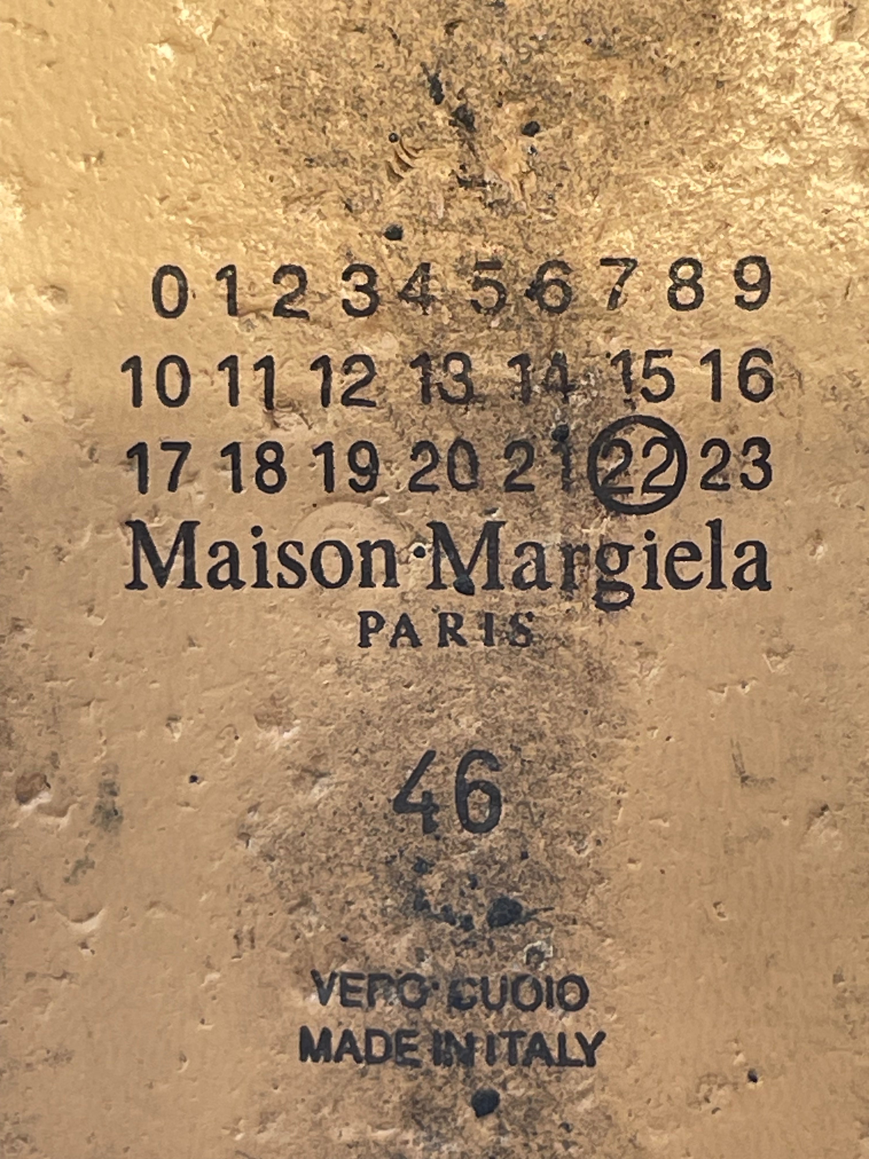 Maison Margiela/Boots/US 13/Leather/CML/tabi ankle boots/japanese sock view 10