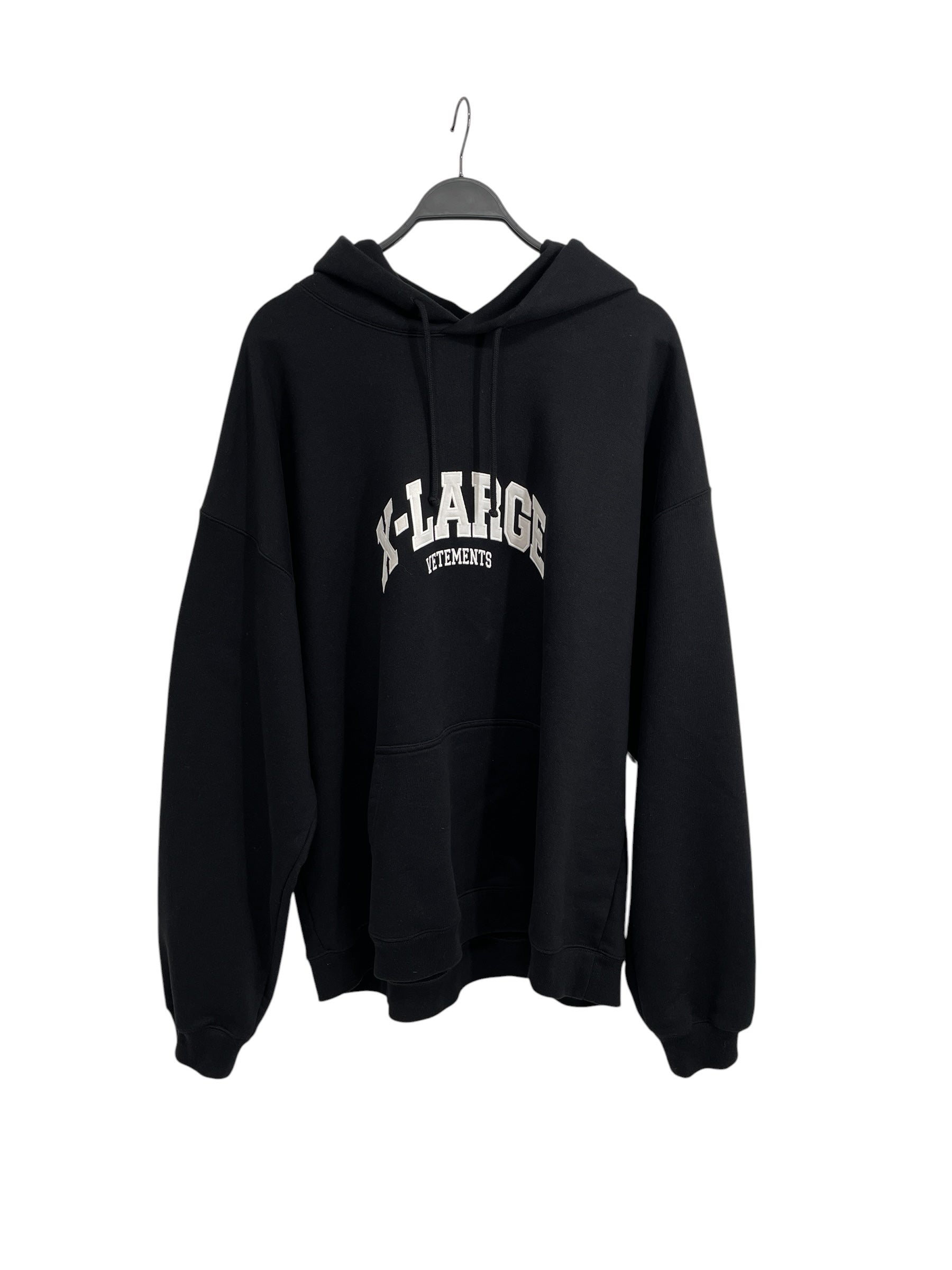 VETEMENTS/Hoodie/0/Graphic/Cotton/BLK/X-LARGE view 1