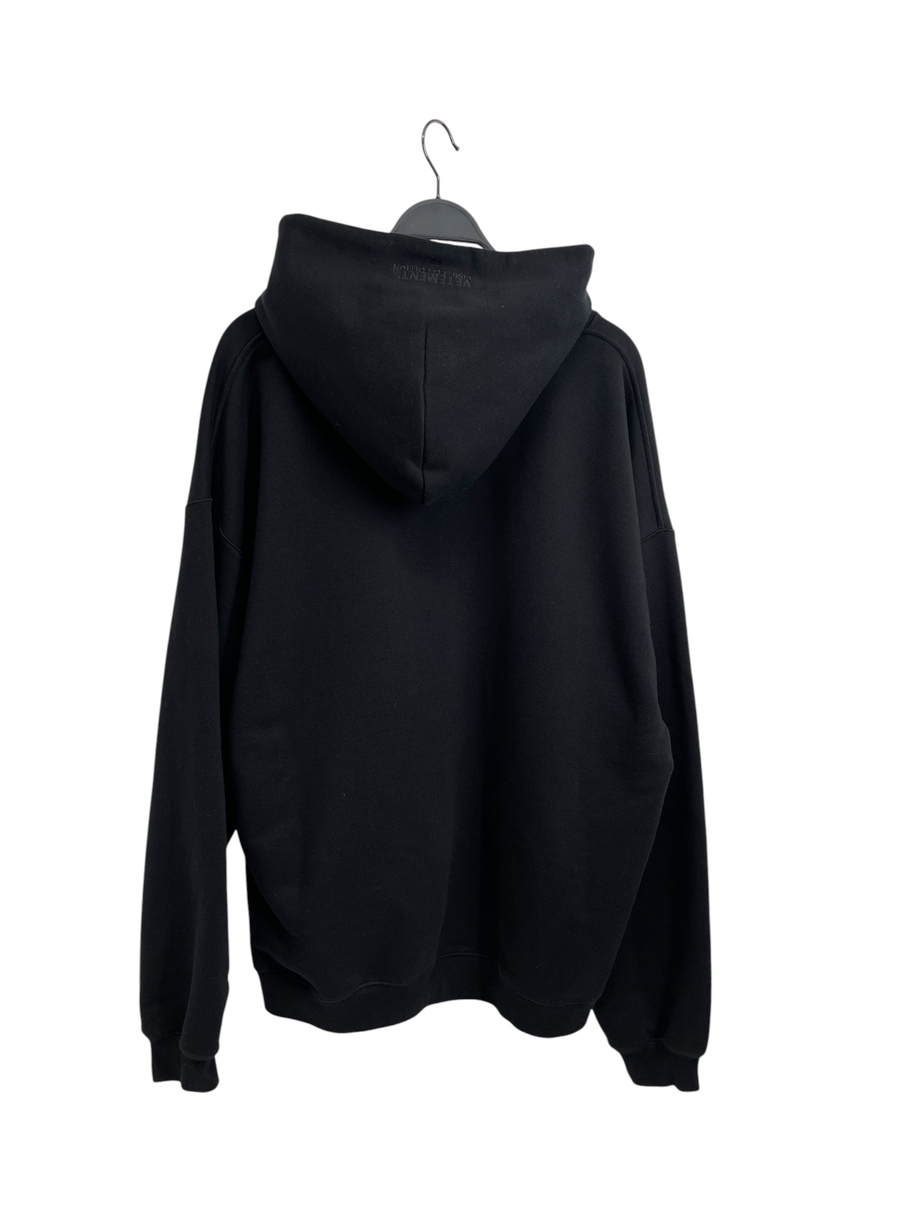 VETEMENTS/Hoodie/0/Graphic/Cotton/BLK/X-LARGE view 2