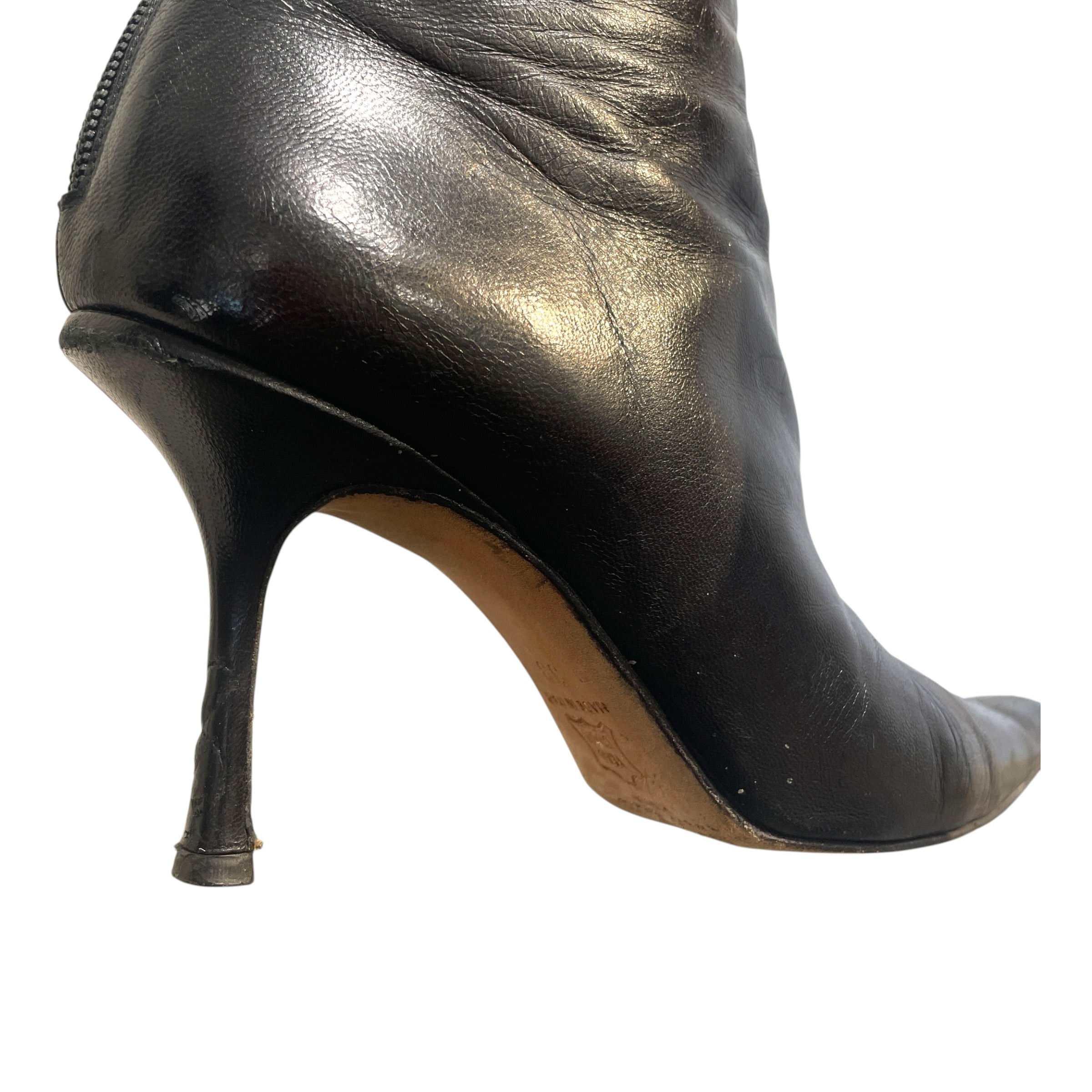 JIMMY CHOO/Long Boots/EU 38/Leather/BLK/ view 2