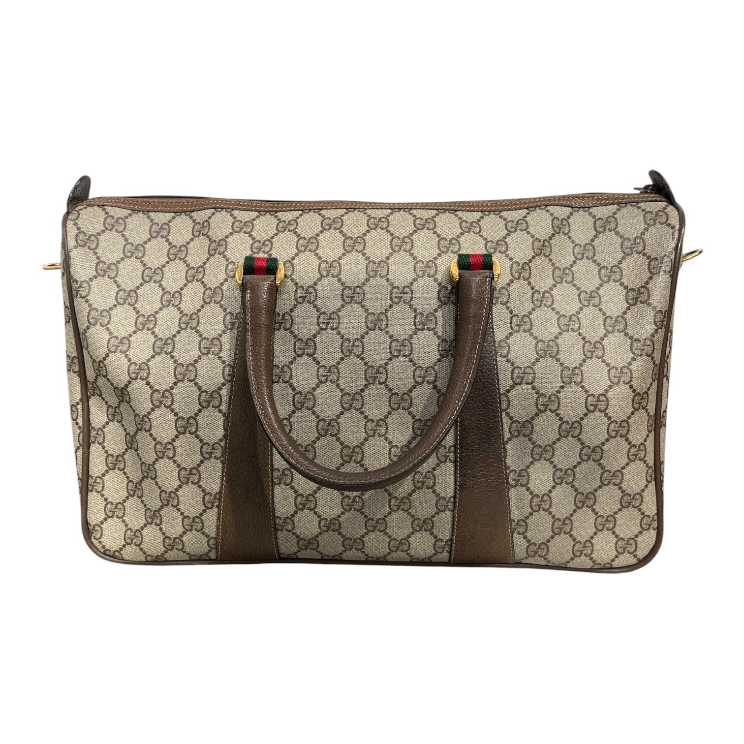 GUCCI/Boston Bag/Monogram/BRW/boston bag view 2