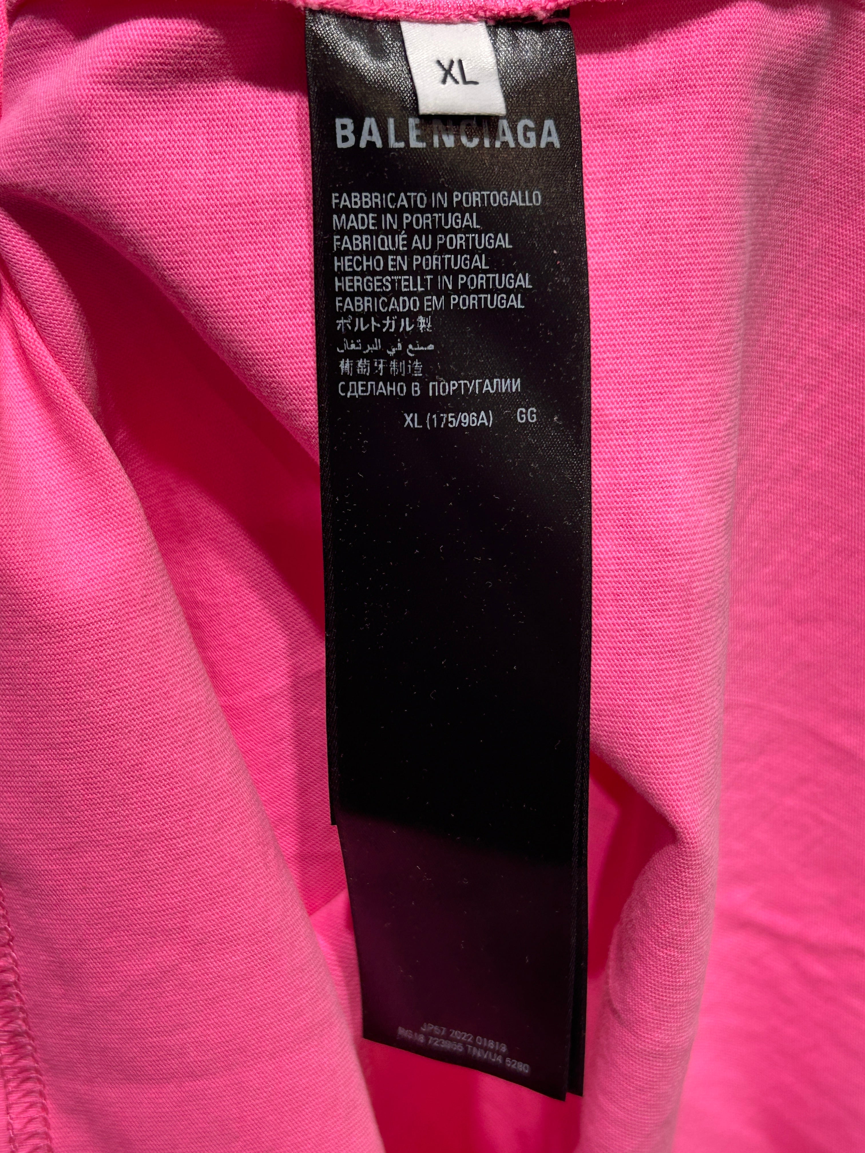 BALENCIAGA/adidas/T-Shirt/XL/Cotton/PNK/ view 4