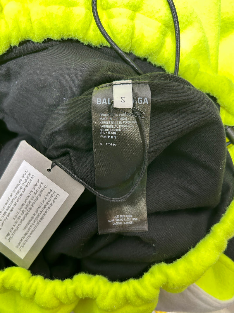 BALENCIAGA/Fleece Jkt/S/Cotton/YEL/ZIP UP FLEECE