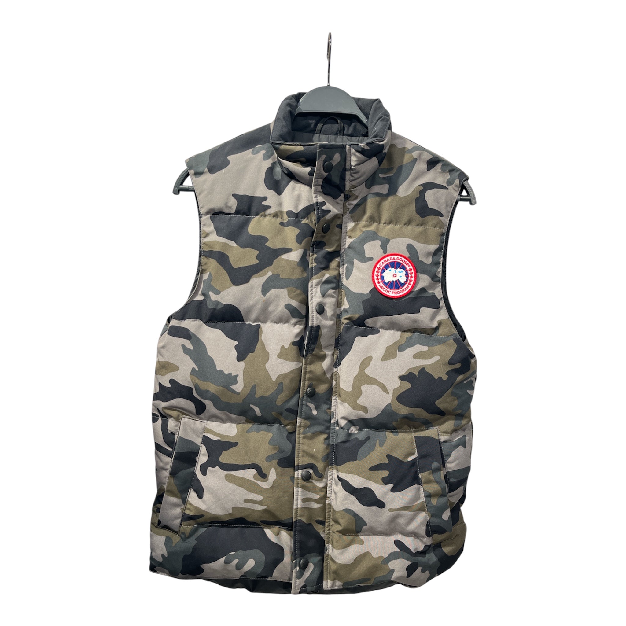 CANADA GOOSE/Puffer Vest/S/Camouflage/Nylon/GRN/CAMO VEST view 1
