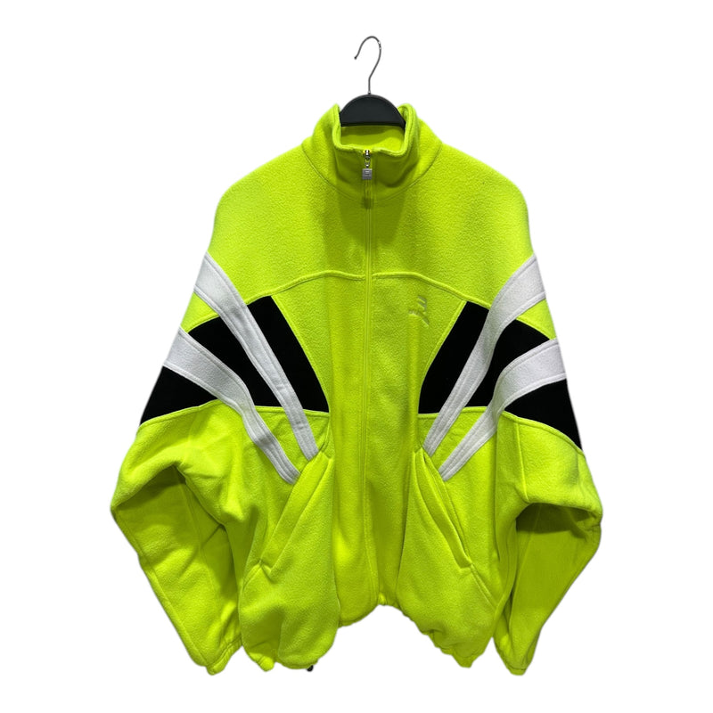 BALENCIAGA/Fleece Jkt/S/Cotton/YEL/ZIP UP FLEECE
