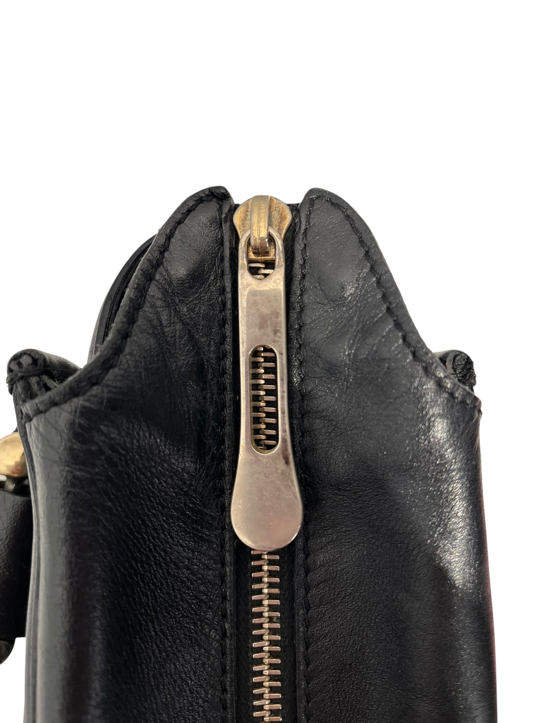 BURBERRY/Hand Bag/Leather/BLK/Quilted Leather Manor view 8