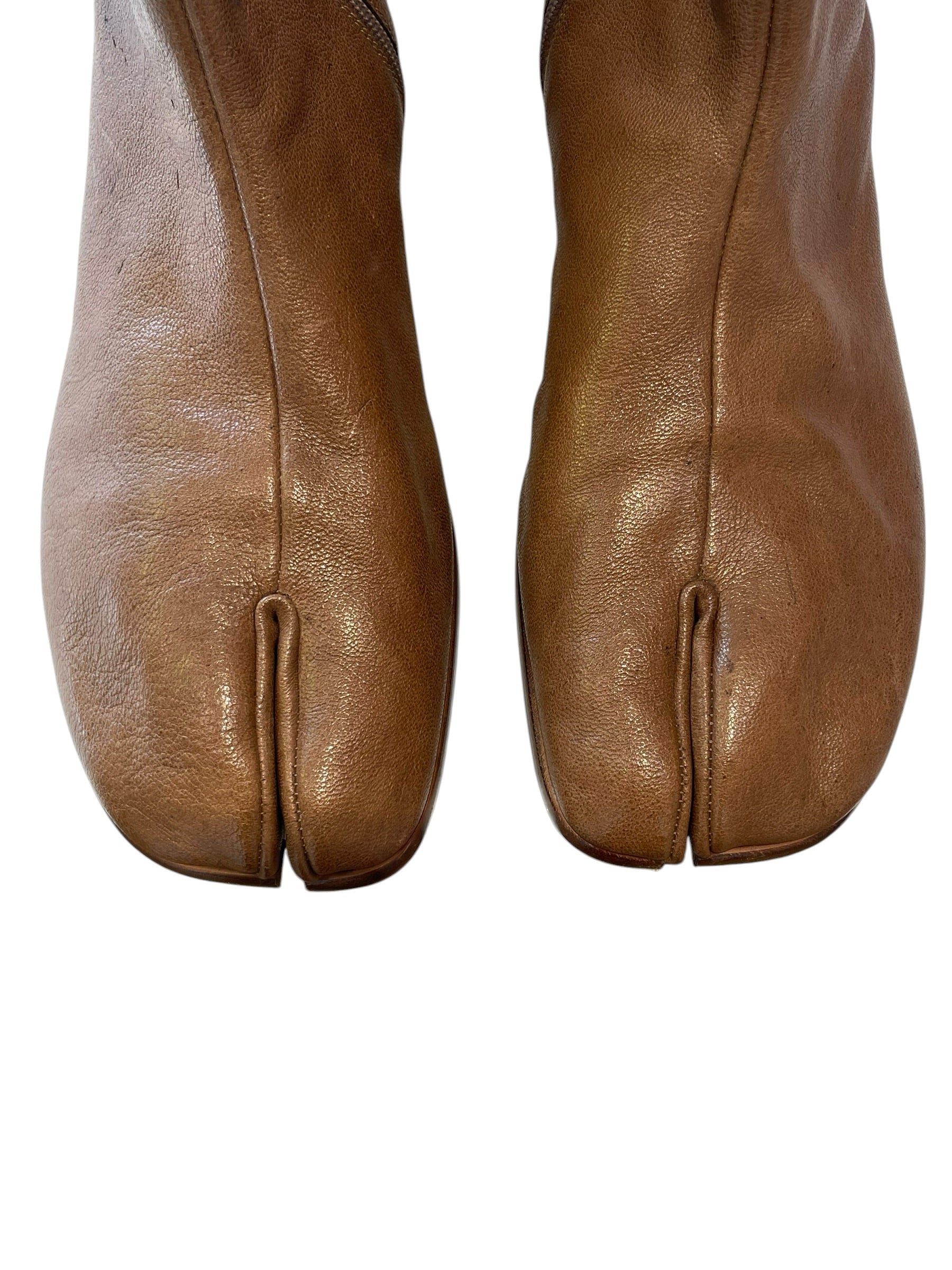 Maison Margiela/Boots/US 13/Leather/CML/tabi ankle boots/japanese sock view 6