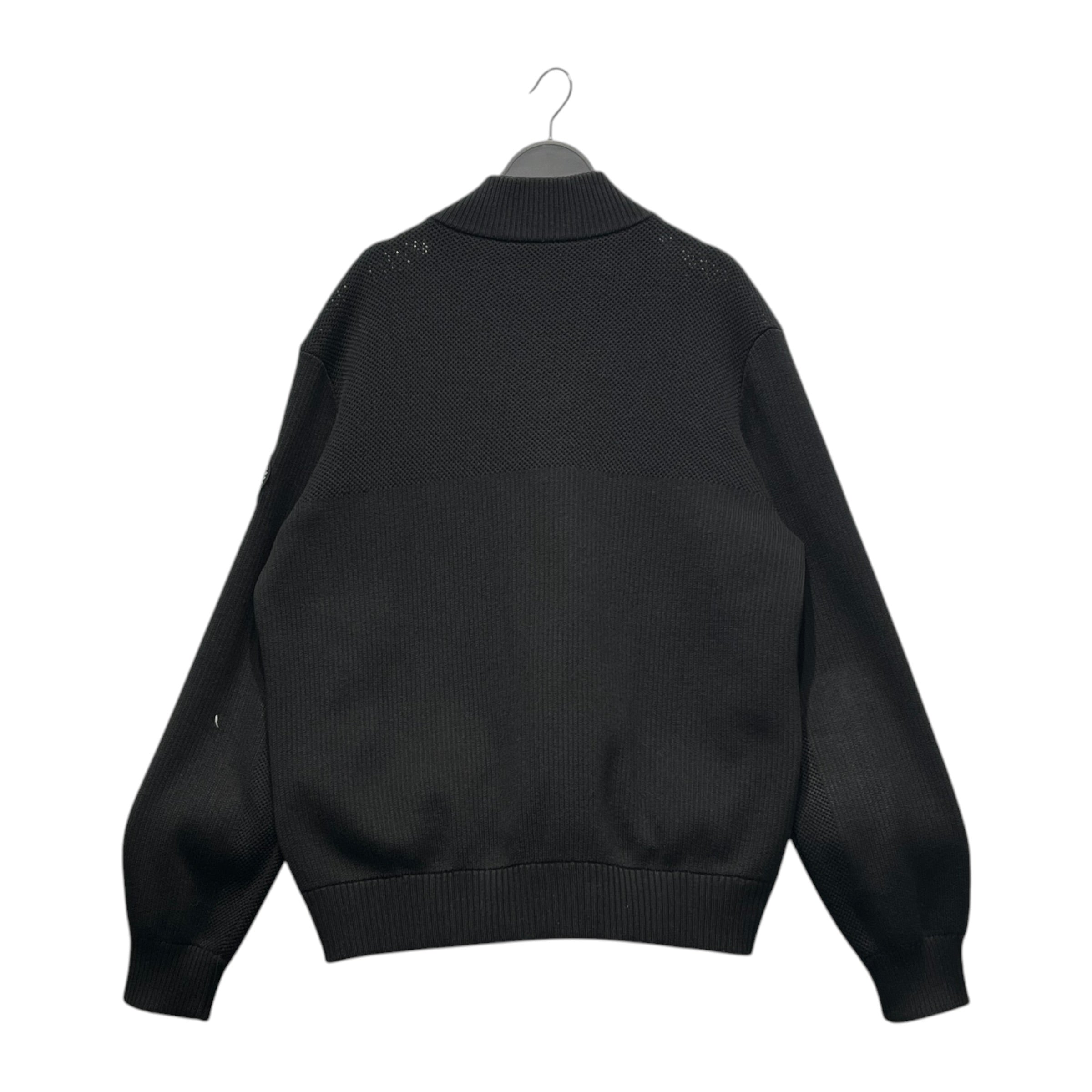 CANADA GOOSE/Sweater/XL/Nylon/BLK/BLK LOGO ON ARM 1/2 KNIT+NYLON view 2