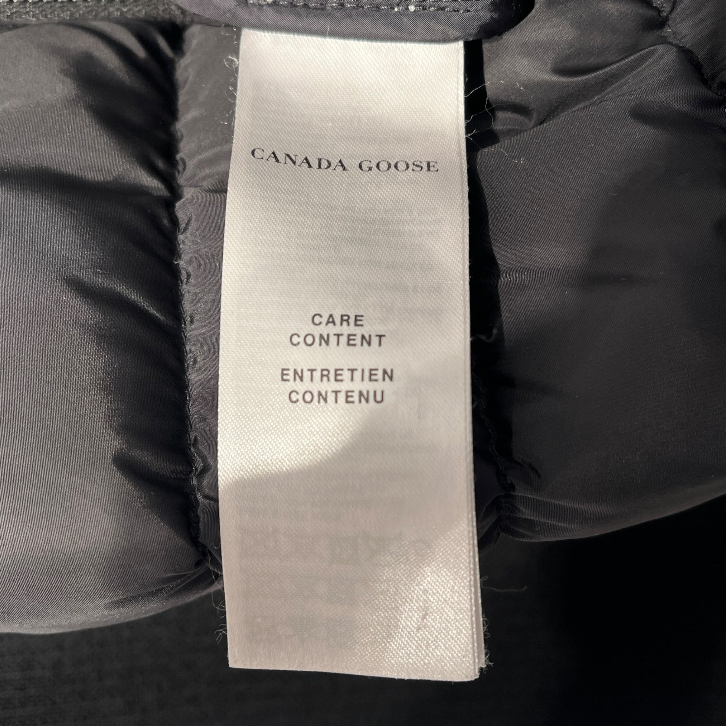 CANADA GOOSE/Sweater/XL/Nylon/BLK/BLK LOGO ON ARM 1/2 KNIT+NYLON view 4
