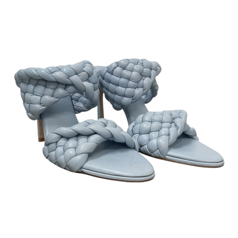 BOTTEGA VENETA/Heels/EU 39.5/Leather/BLU/INTRECCIATO CURVE SLIDE
