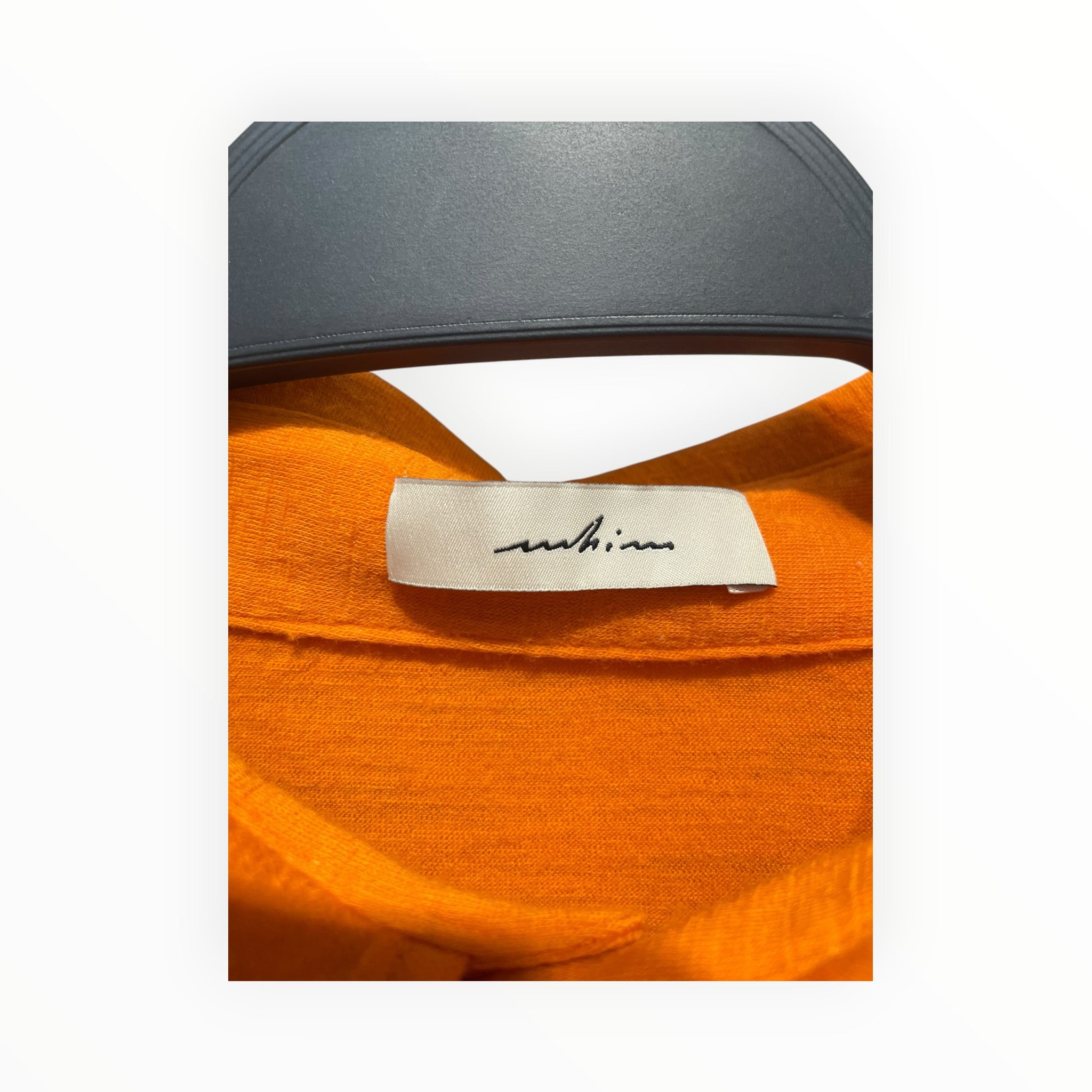 WHIM GOLF/LS Shirt/S/Wool/ORN/MADE IN THE USA MERINO WOOL view 3