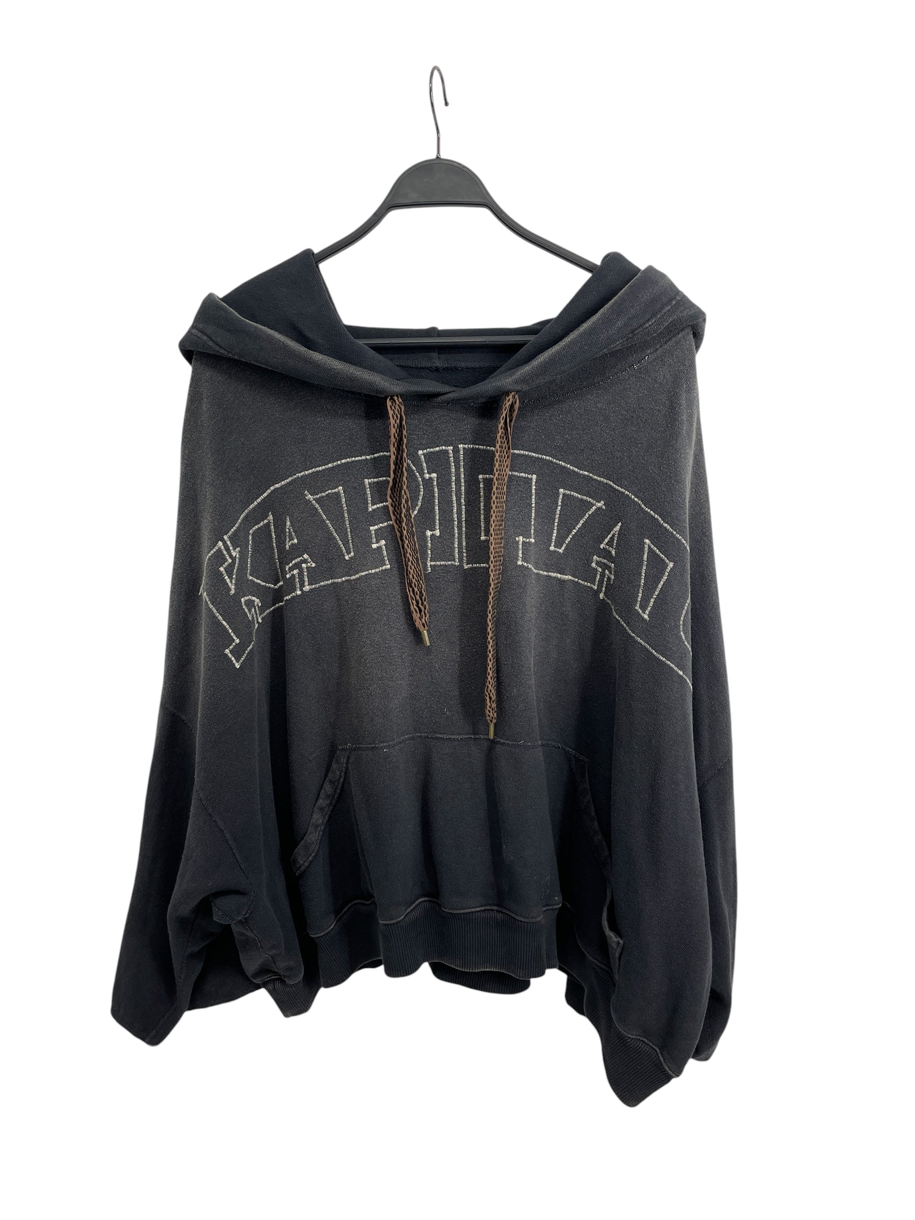 KAPITAL/Hoodie/XL/Cotton/GRY/OVERSIZED/JUMBO DRAWSTRINGS view 1