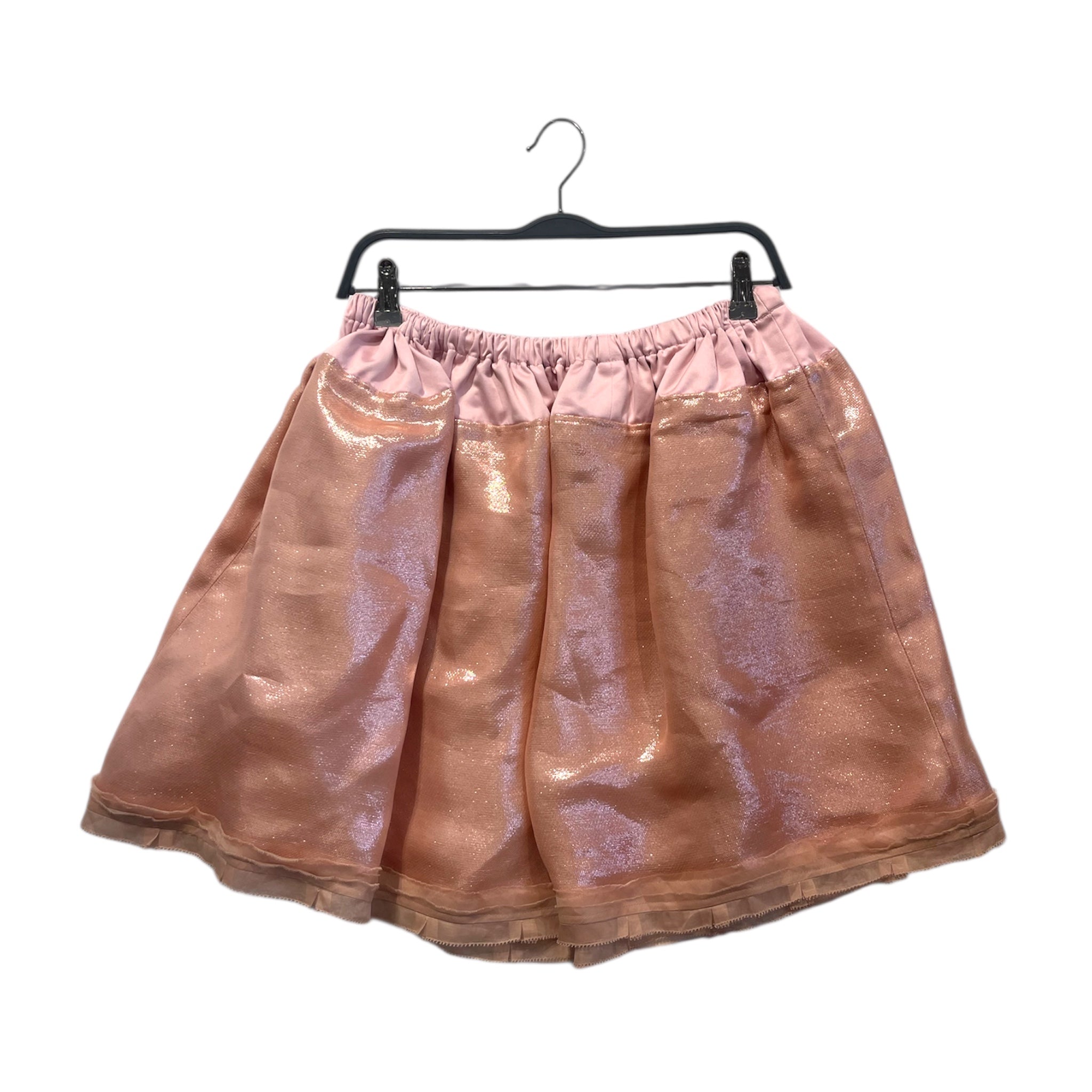 MIU MIU/Skirt/L/Glitter/Silk/PNK/Flare/ view 2