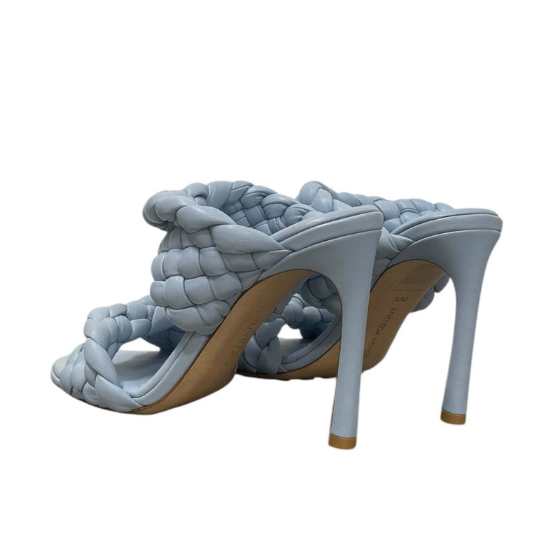 BOTTEGA VENETA/Heels/EU 39.5/Leather/BLU/INTRECCIATO CURVE SLIDE