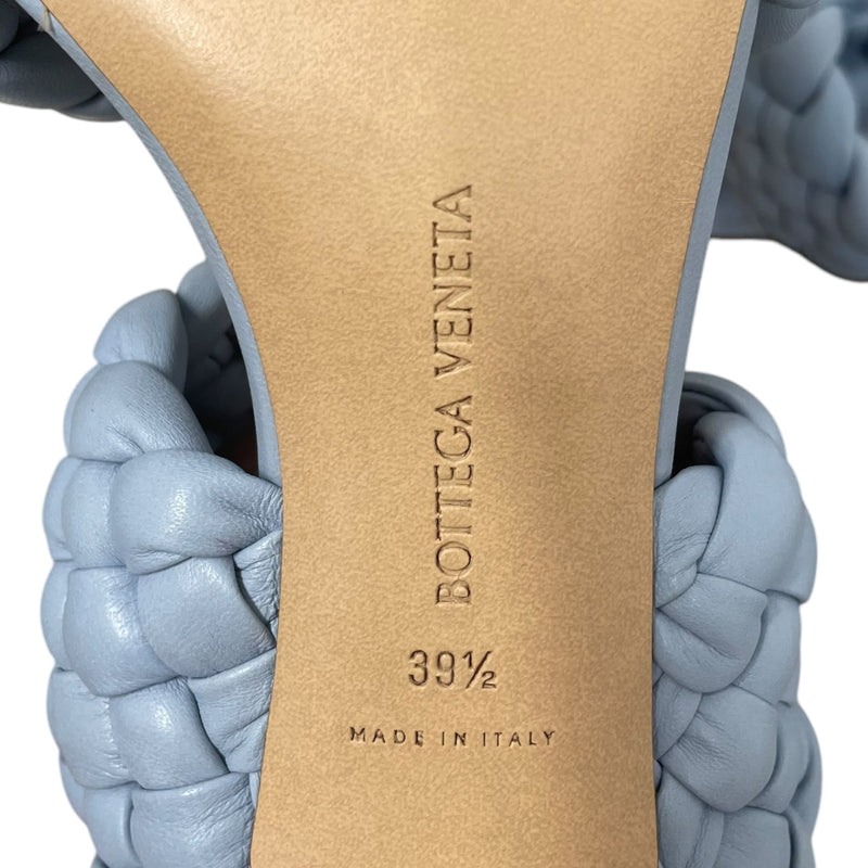 BOTTEGA VENETA/Heels/EU 39.5/Leather/BLU/INTRECCIATO CURVE SLIDE
