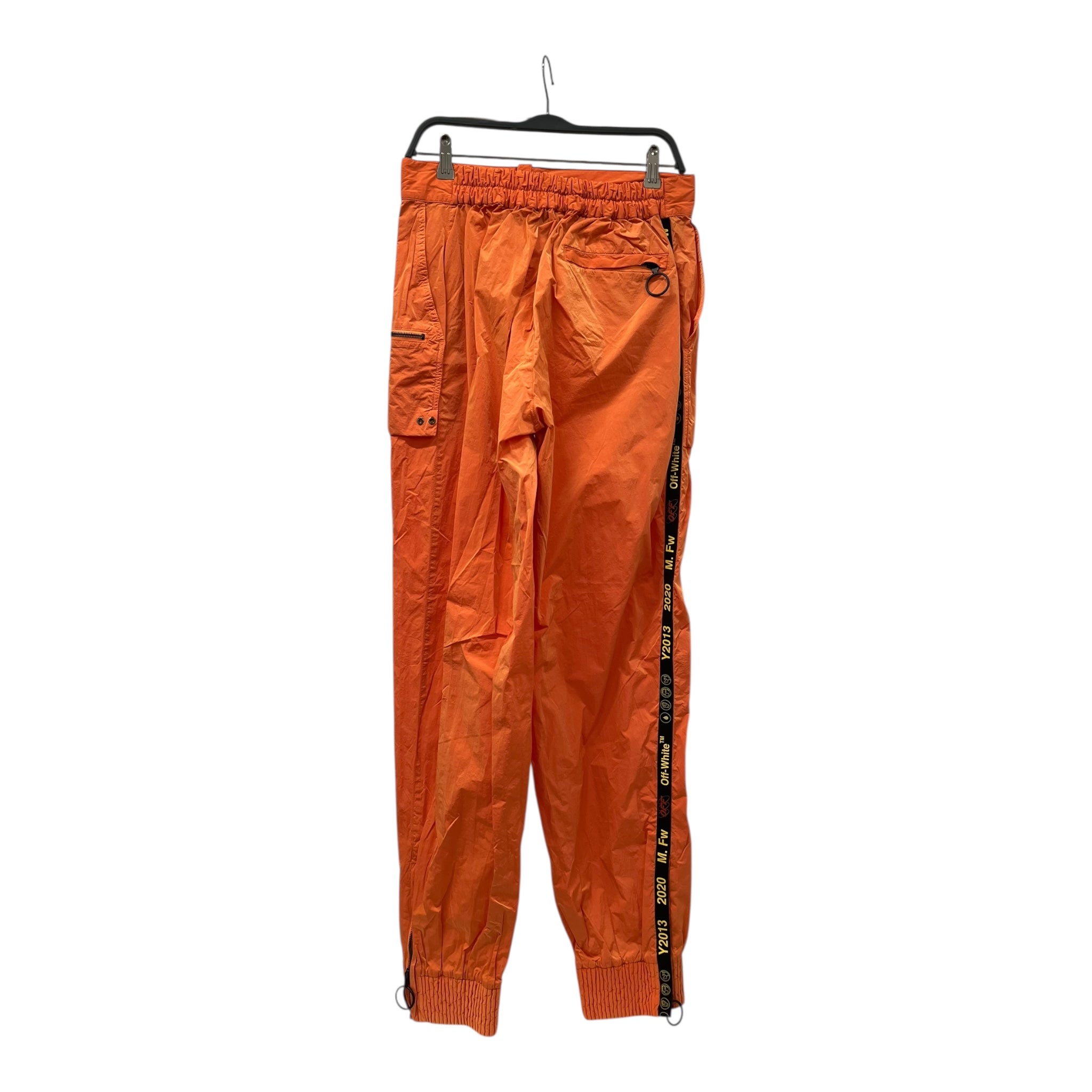 OFF-WHITE/Pants/XL/Nylon/ORN/SIDE TAPE LOGO view 2