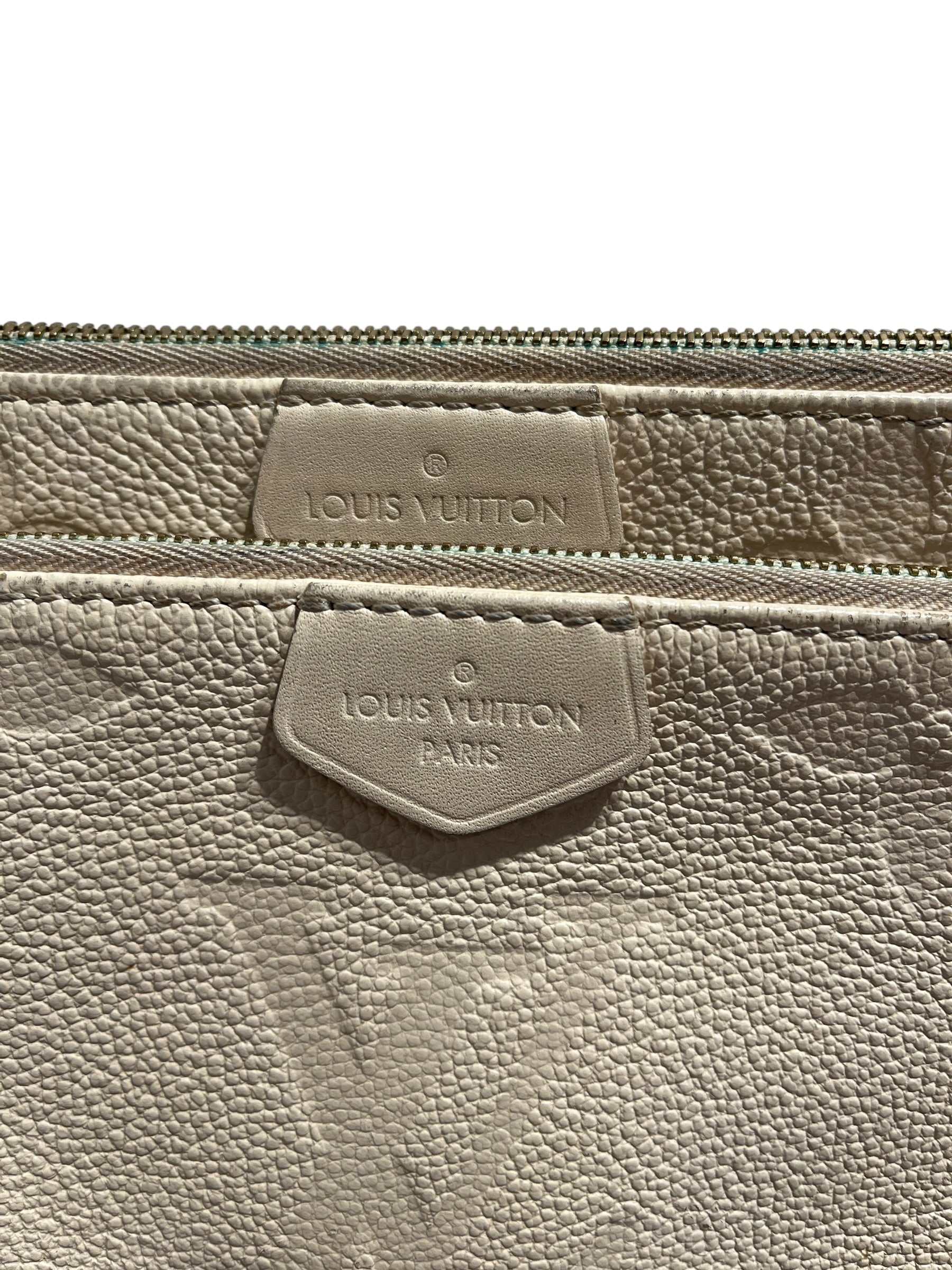 LOUIS VUITTON/Cross Body Bag/Monogram/Leather/CRM/MULTI-POCHETTE view 3