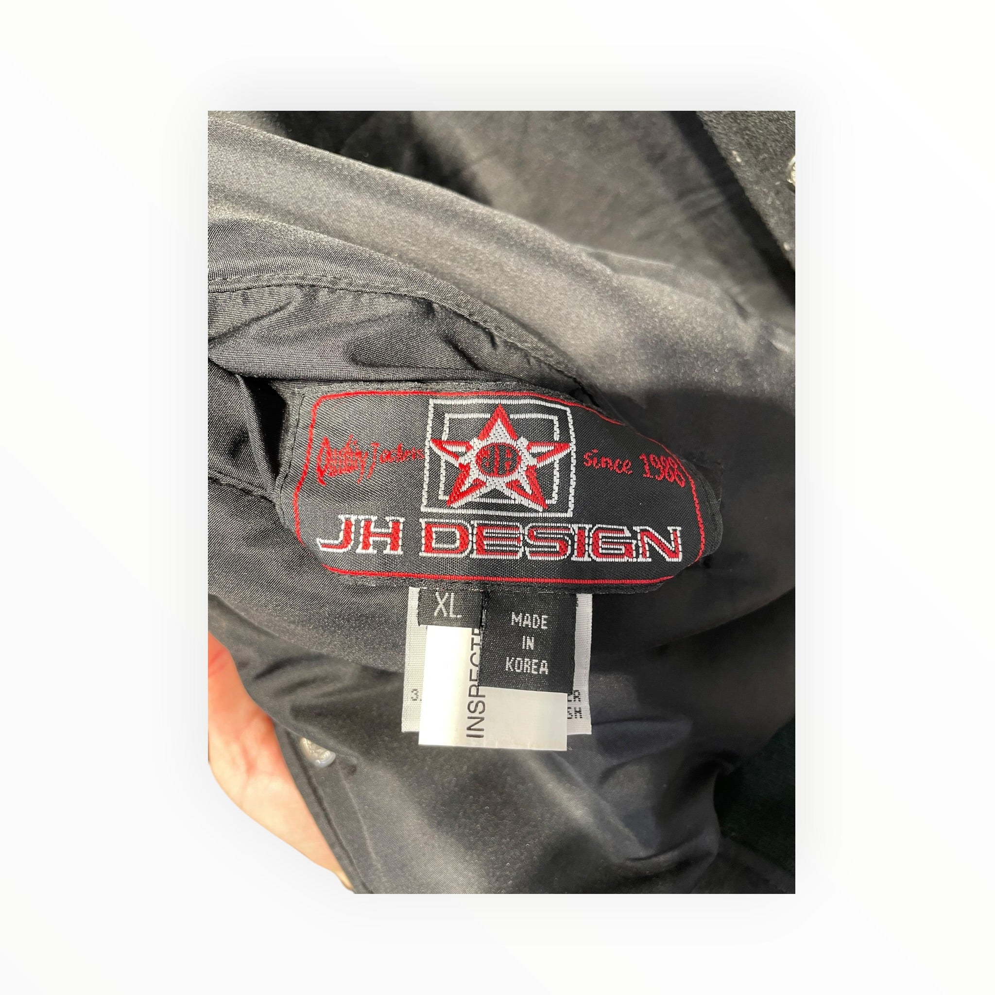 JH Design Group/Baseball Jkt/XL/Wool/BLK/All Over Print/PATCH MLB BOMBER view 3