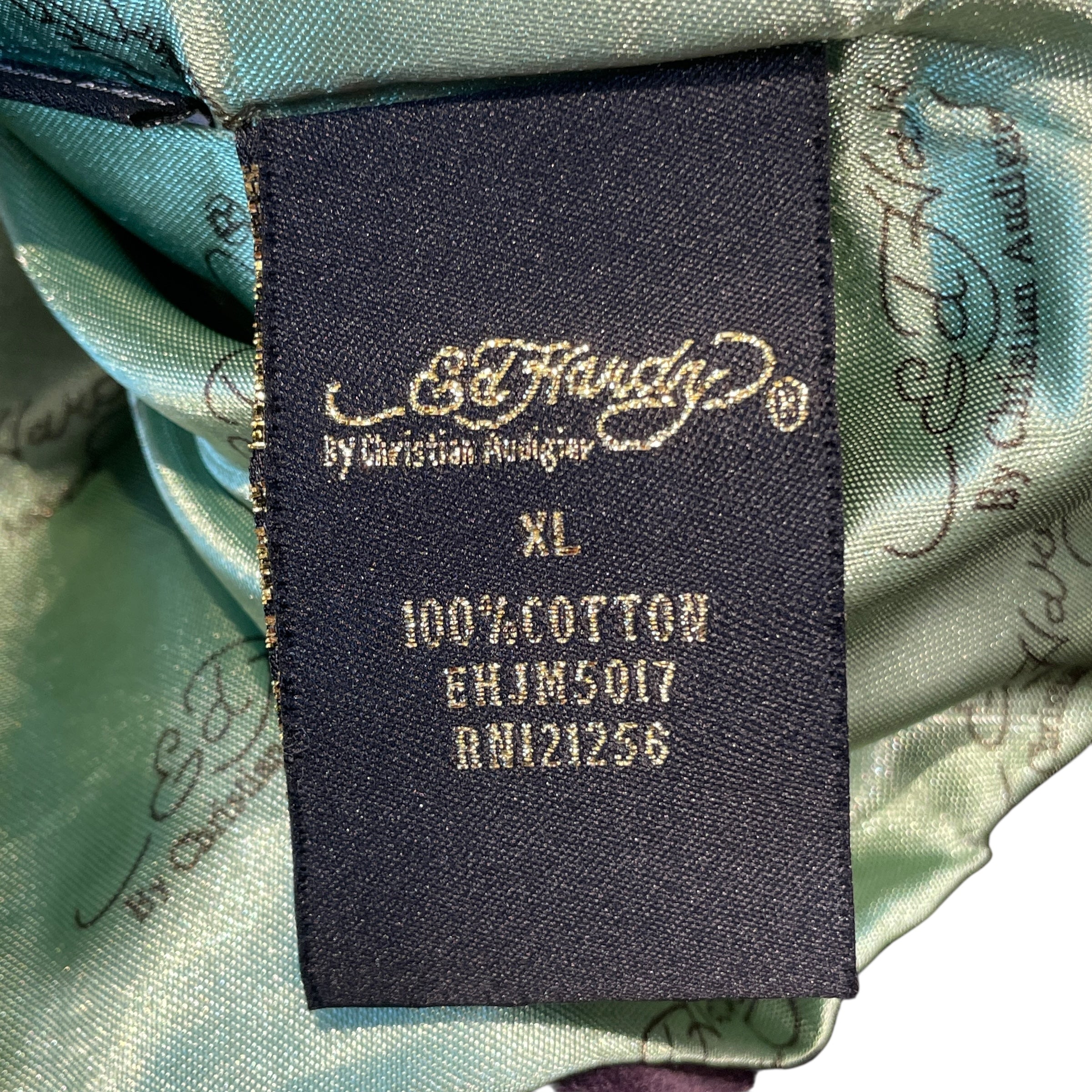 Ed Hardy/Tailored Jkt/XL/Velour/BRW/Camouflage/ view 4