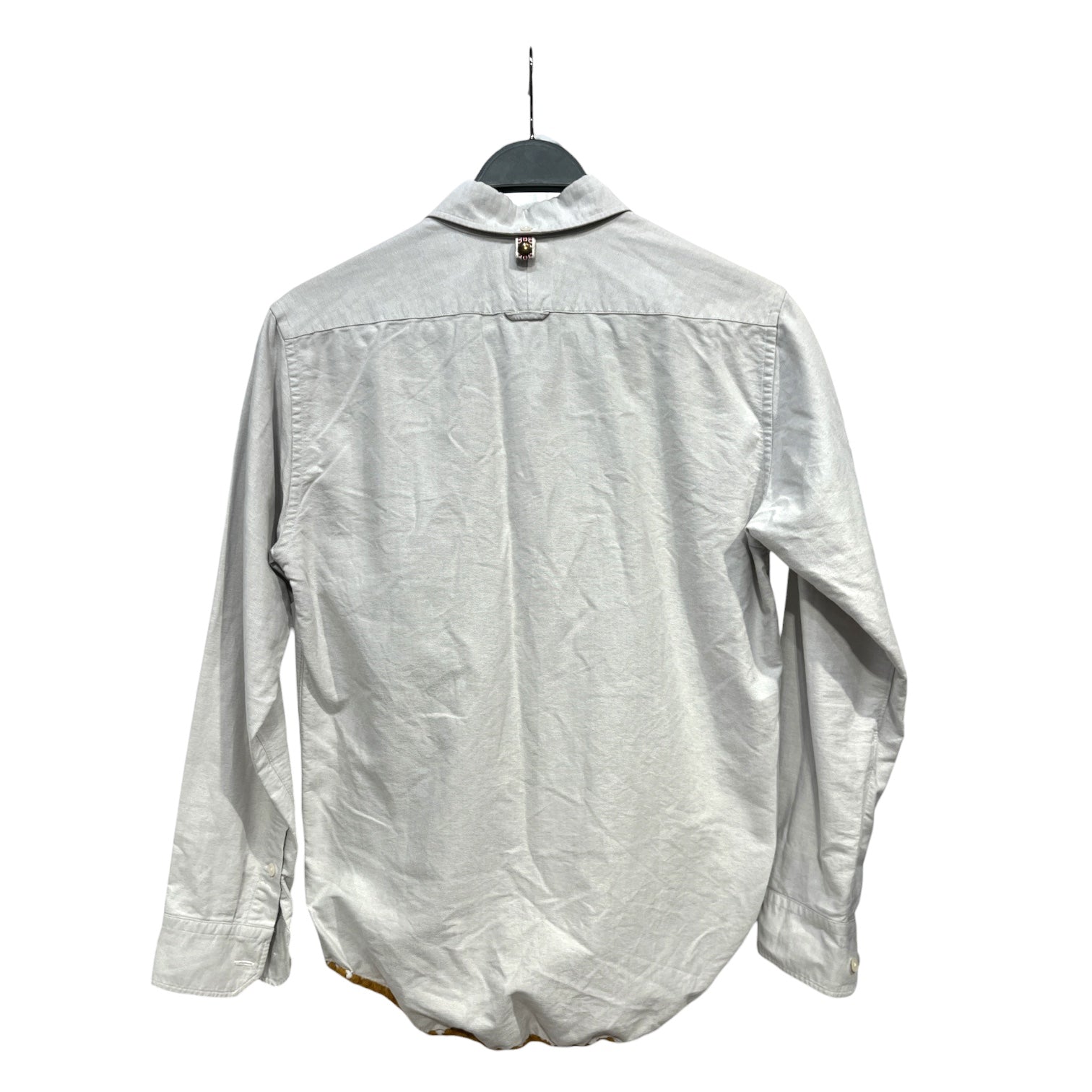 visvim/Polo Shirt/S/Cotton/WHT/wool emboidered bottom view 2