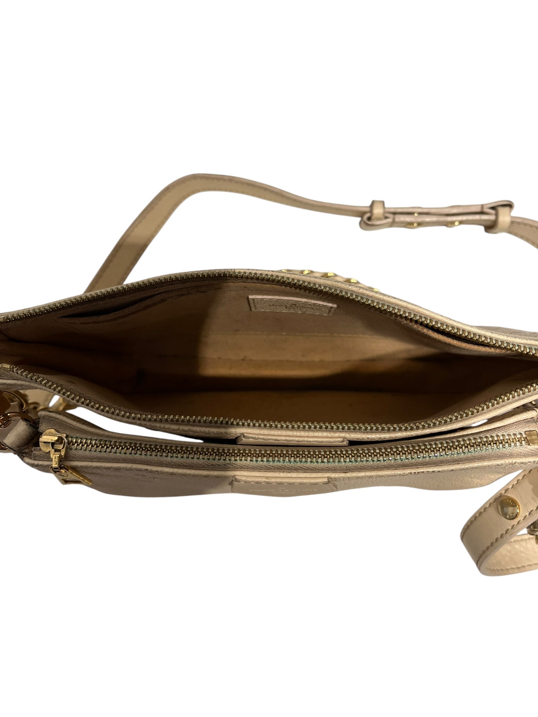 LOUIS VUITTON/Cross Body Bag/Monogram/Leather/CRM/MULTI-POCHETTE view 6
