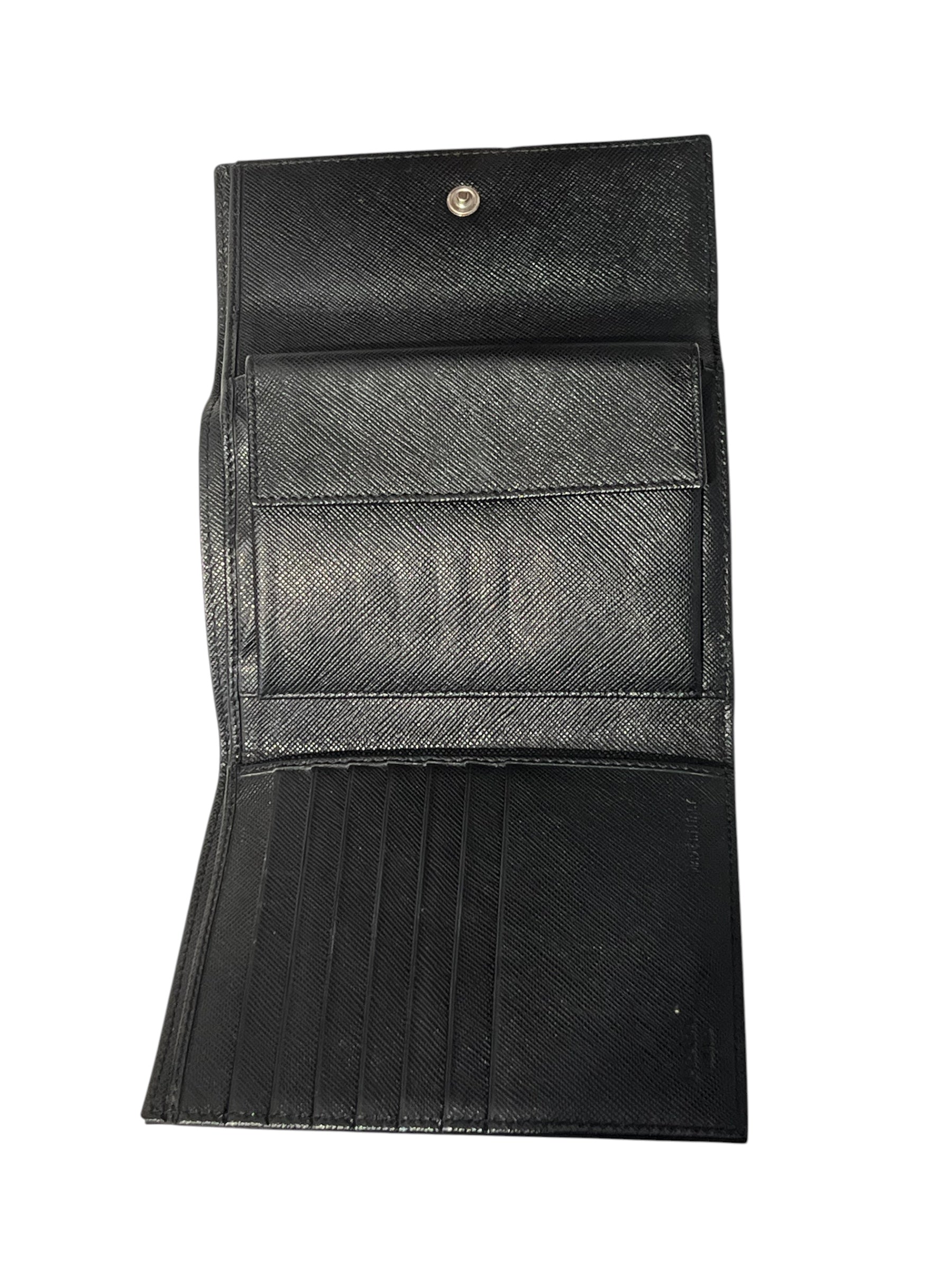 PRADA/Wallet/Nylon/BLK/L's/TESSUTO AND SAFFIANO view 5