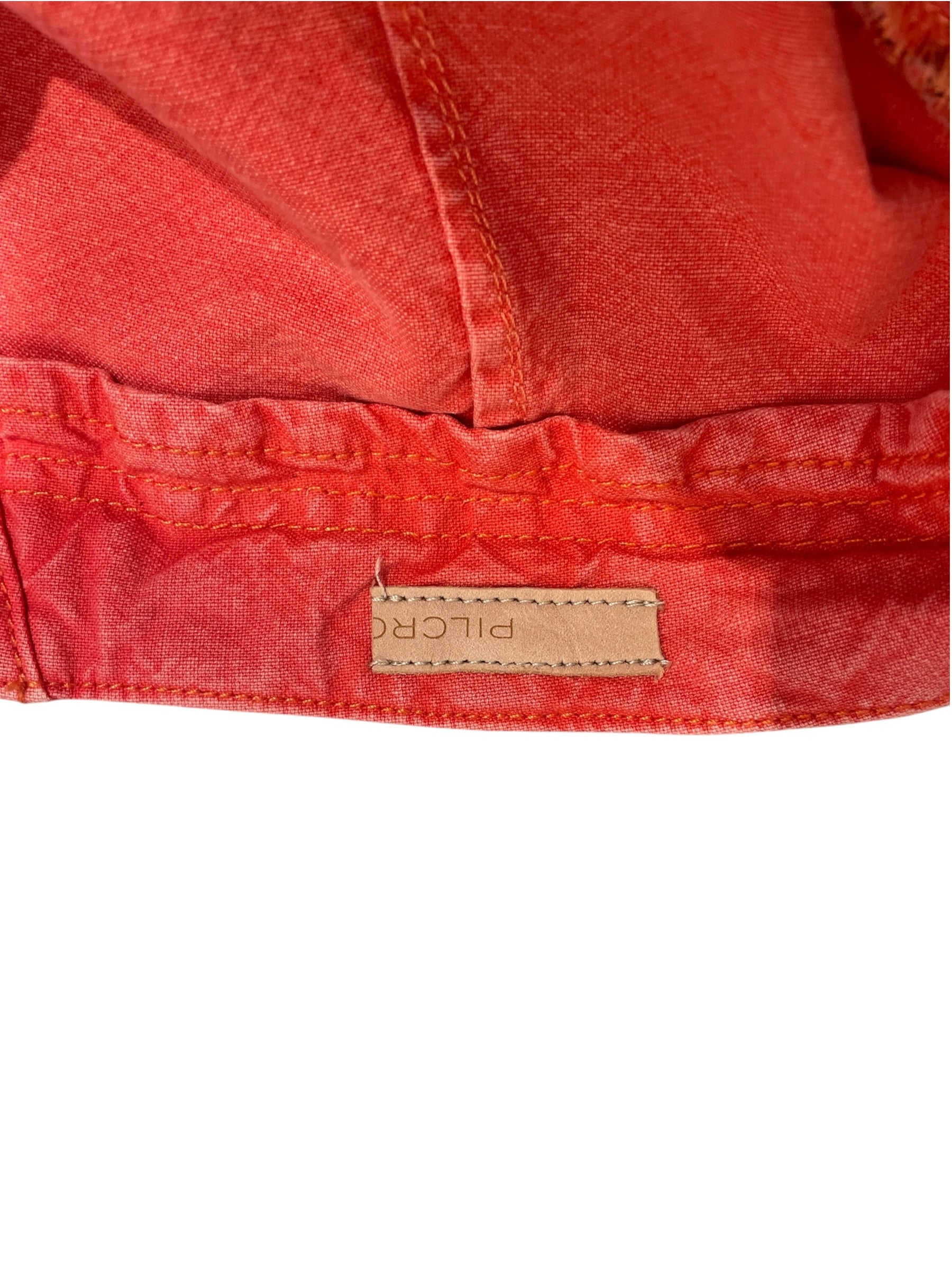 PILCRO/Wide Leg Pants/32/Denim/RED/BUTTON FLY view 4