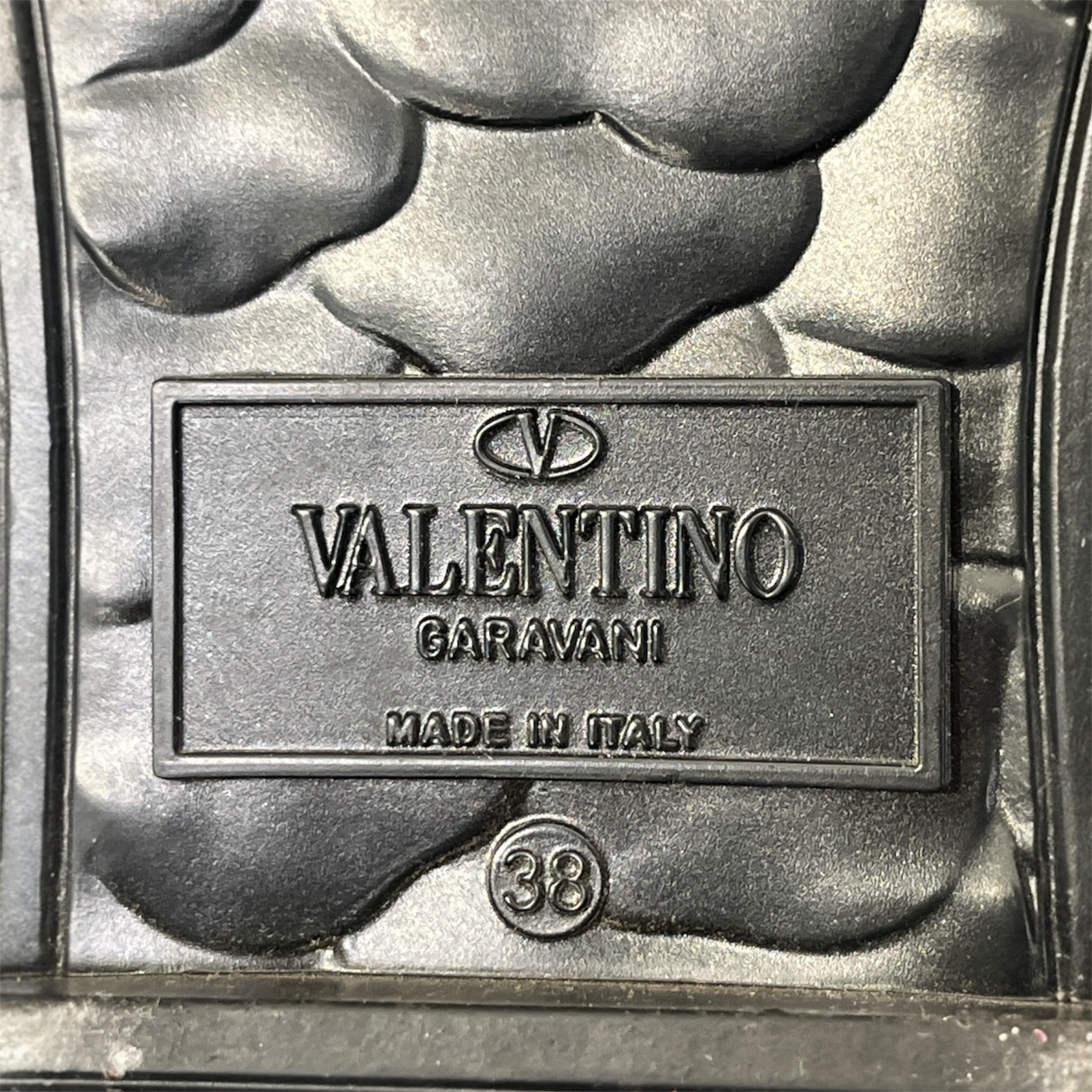 VALENTINO/Sandals/EU 38/Leather/BLK/ view 3