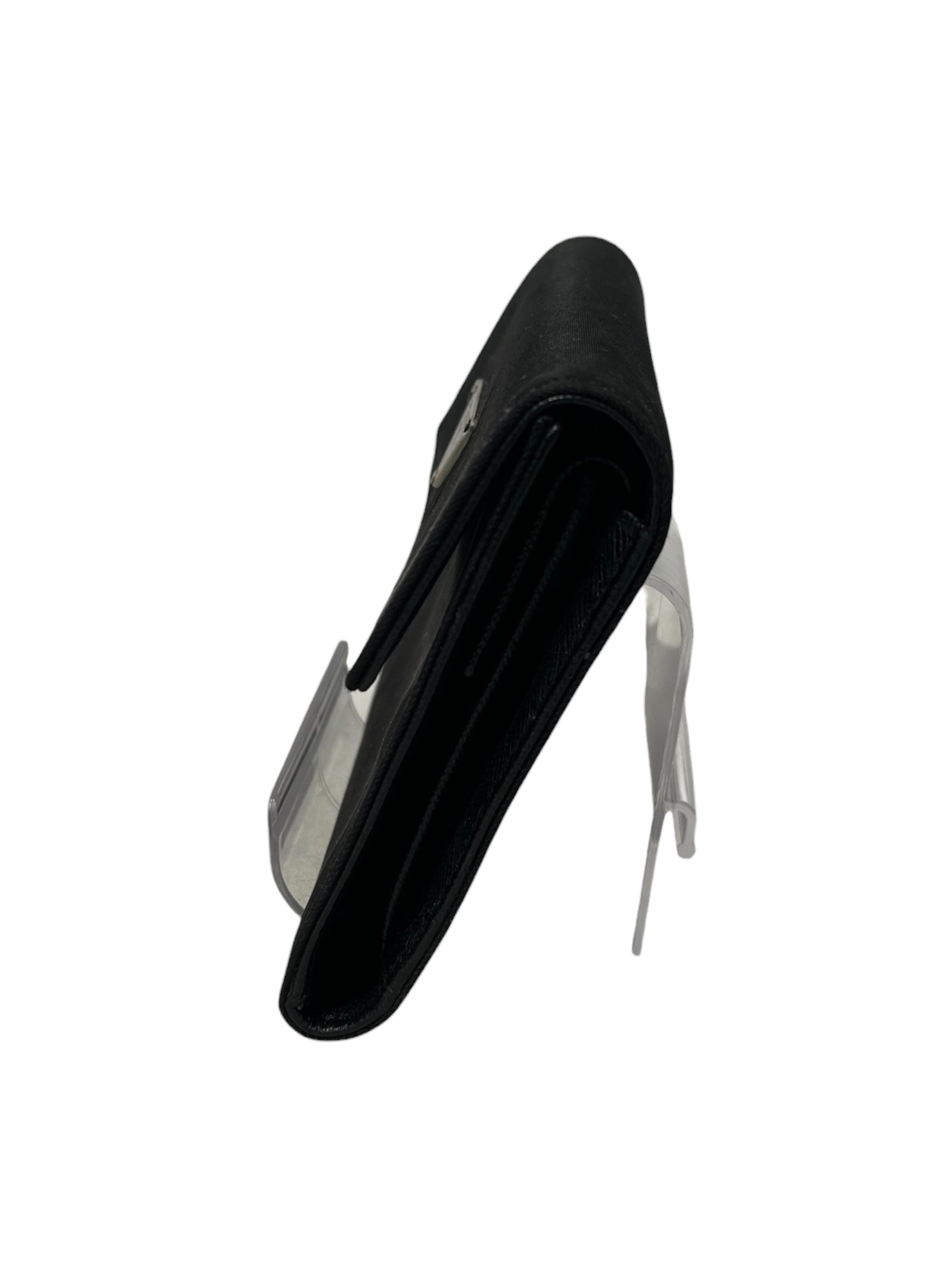 PRADA/Wallet/Nylon/BLK/L's/TESSUTO AND SAFFIANO view 3