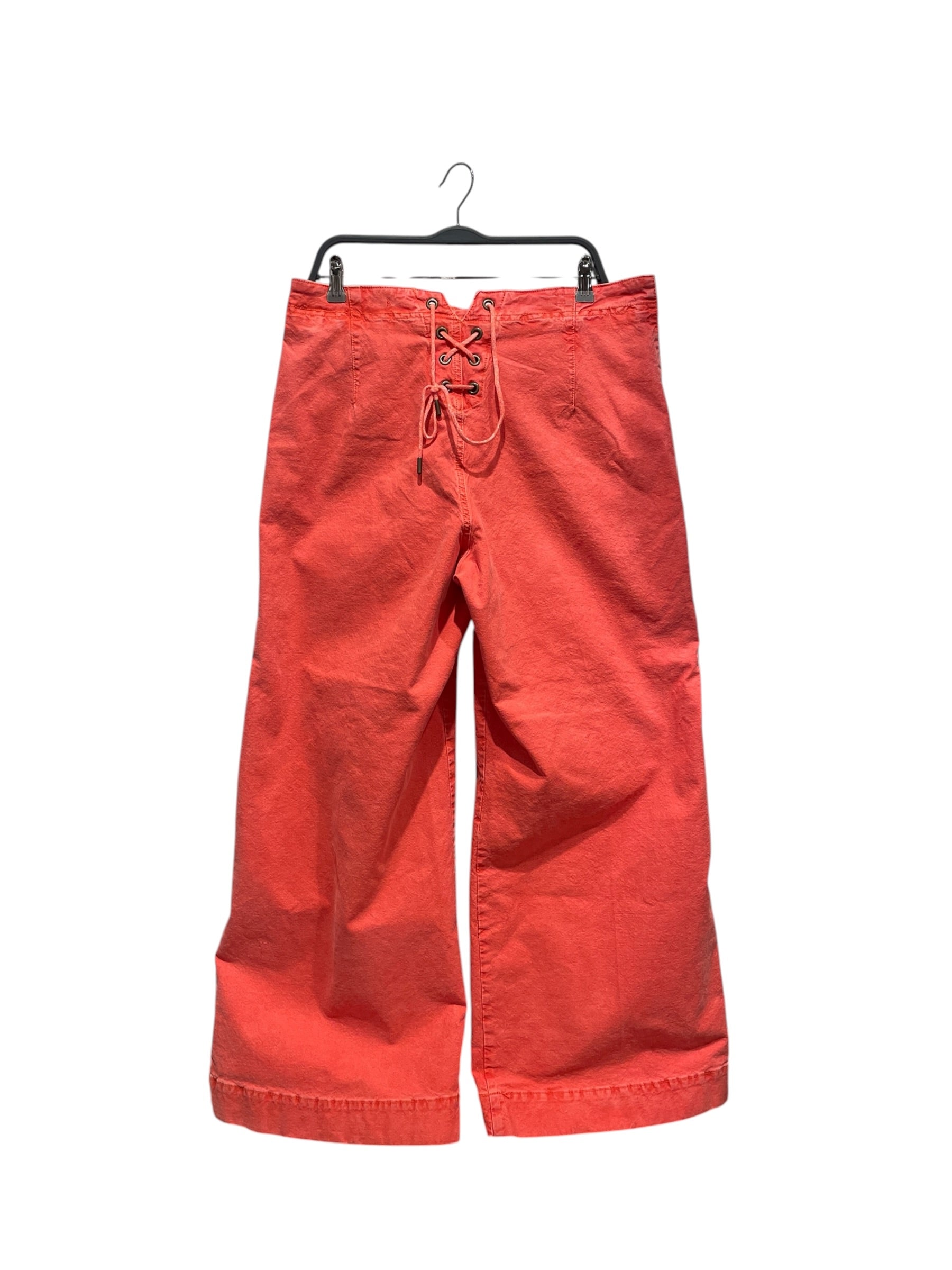 PILCRO/Wide Leg Pants/32/Denim/RED/BUTTON FLY view 2
