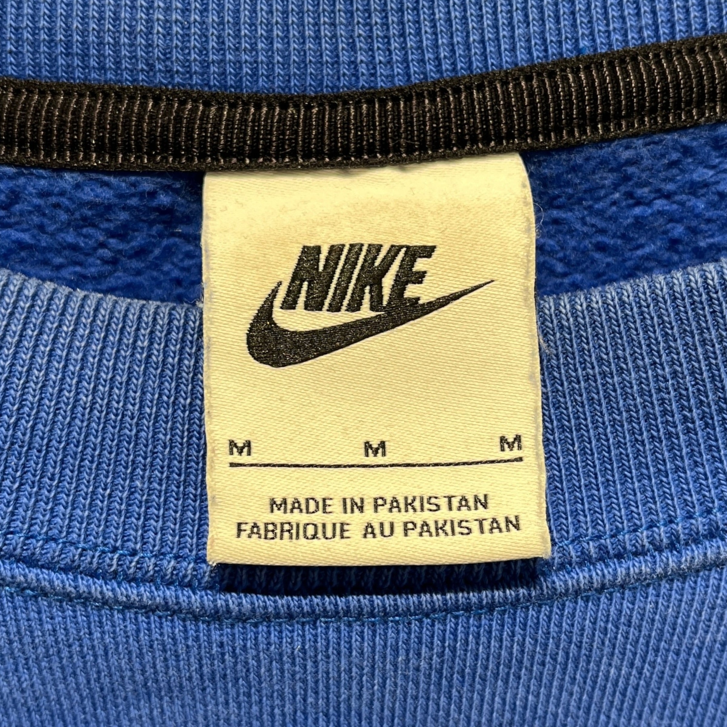 STUSSY/NIKE/Sweatshirt/M/Cotton/BLU/BLACK LOGO view 3