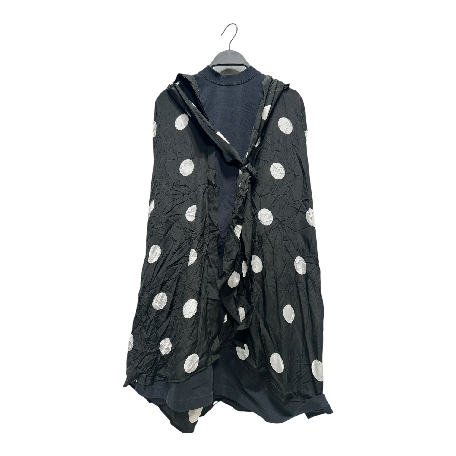 BALENCIAGA/LS Shirt/2/Polka dot/Silk/BLK/ view 1