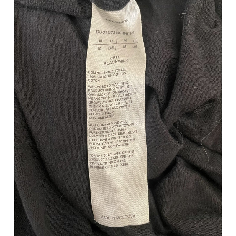 RICK OWENS DRKSHDW/T-Shirt/M/Cotton/BLK/Graphic/Underwear