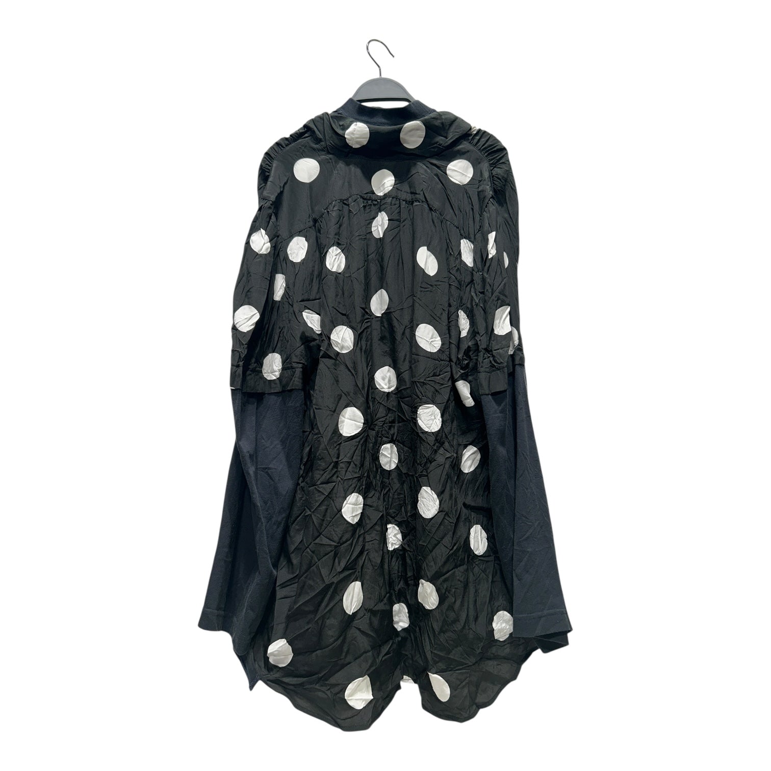 BALENCIAGA/LS Shirt/2/Polka dot/Silk/BLK/ view 2