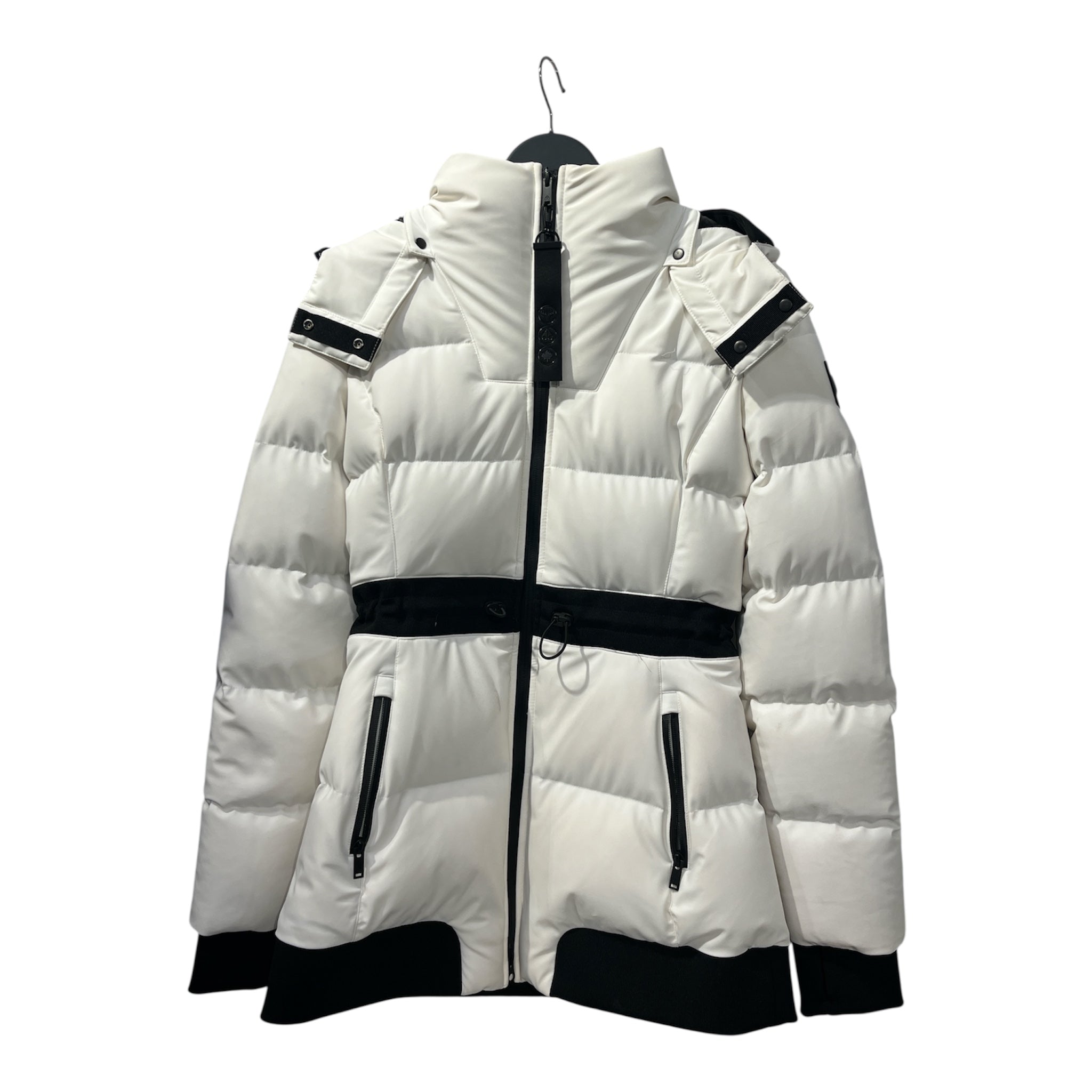 MOOSE KNUCKLES/Puffer Coat/M/Nylon/WHT/ view 1
