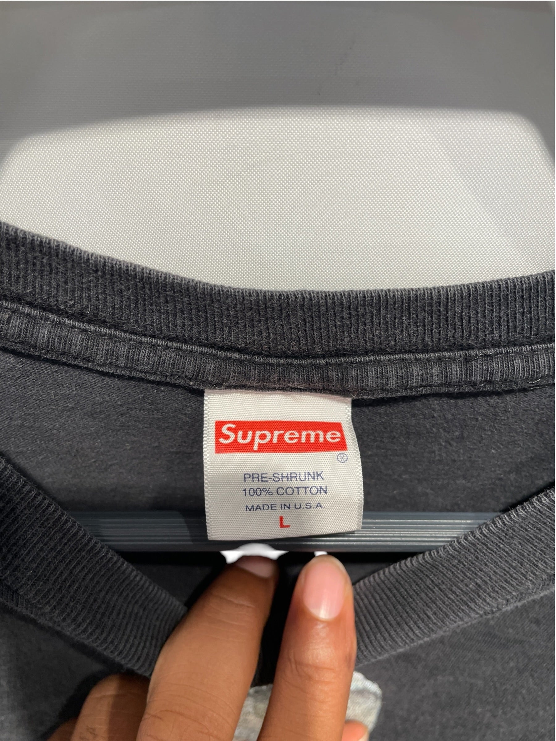 Supreme/T-Shirt/L/Cotton/BLK/FW17 Kiss view 4