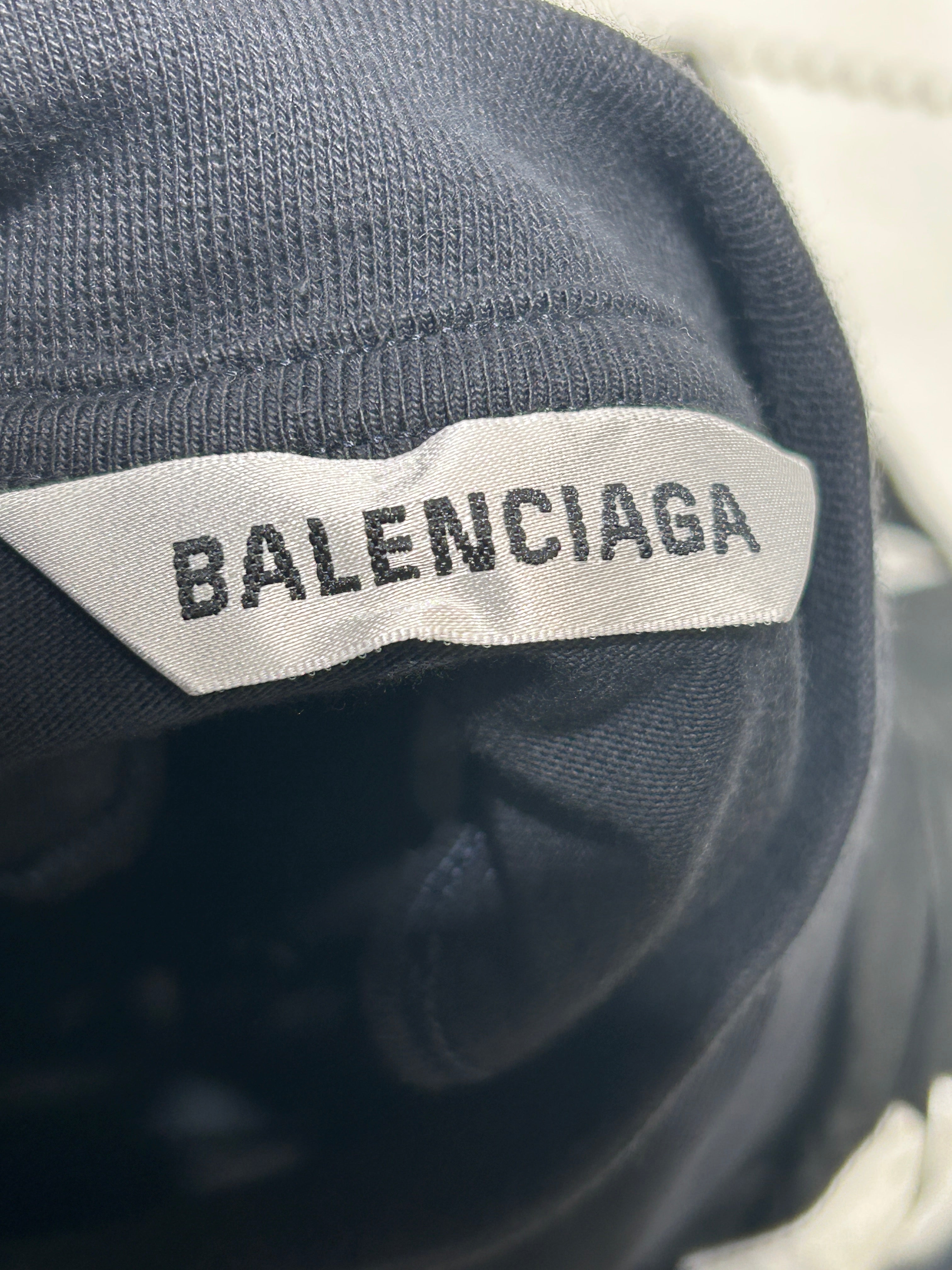 BALENCIAGA/LS Shirt/2/Polka dot/Silk/BLK/ view 3