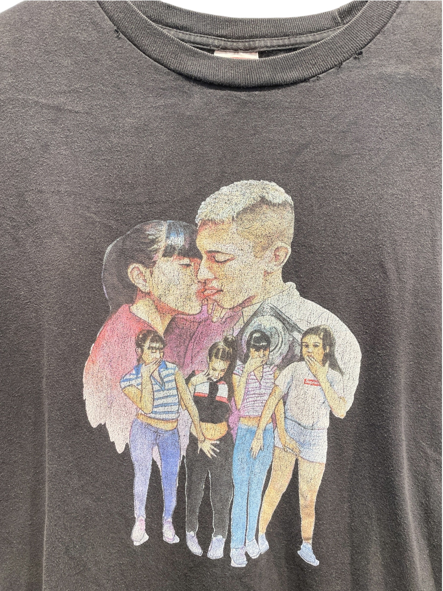 Supreme/T-Shirt/L/Cotton/BLK/FW17 Kiss view 3
