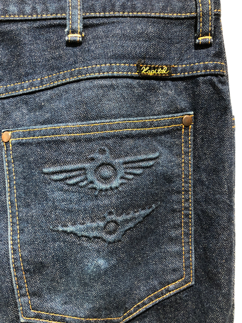 KAPITAL/Bootcut Pants/34/Denim/IDG/wide flare