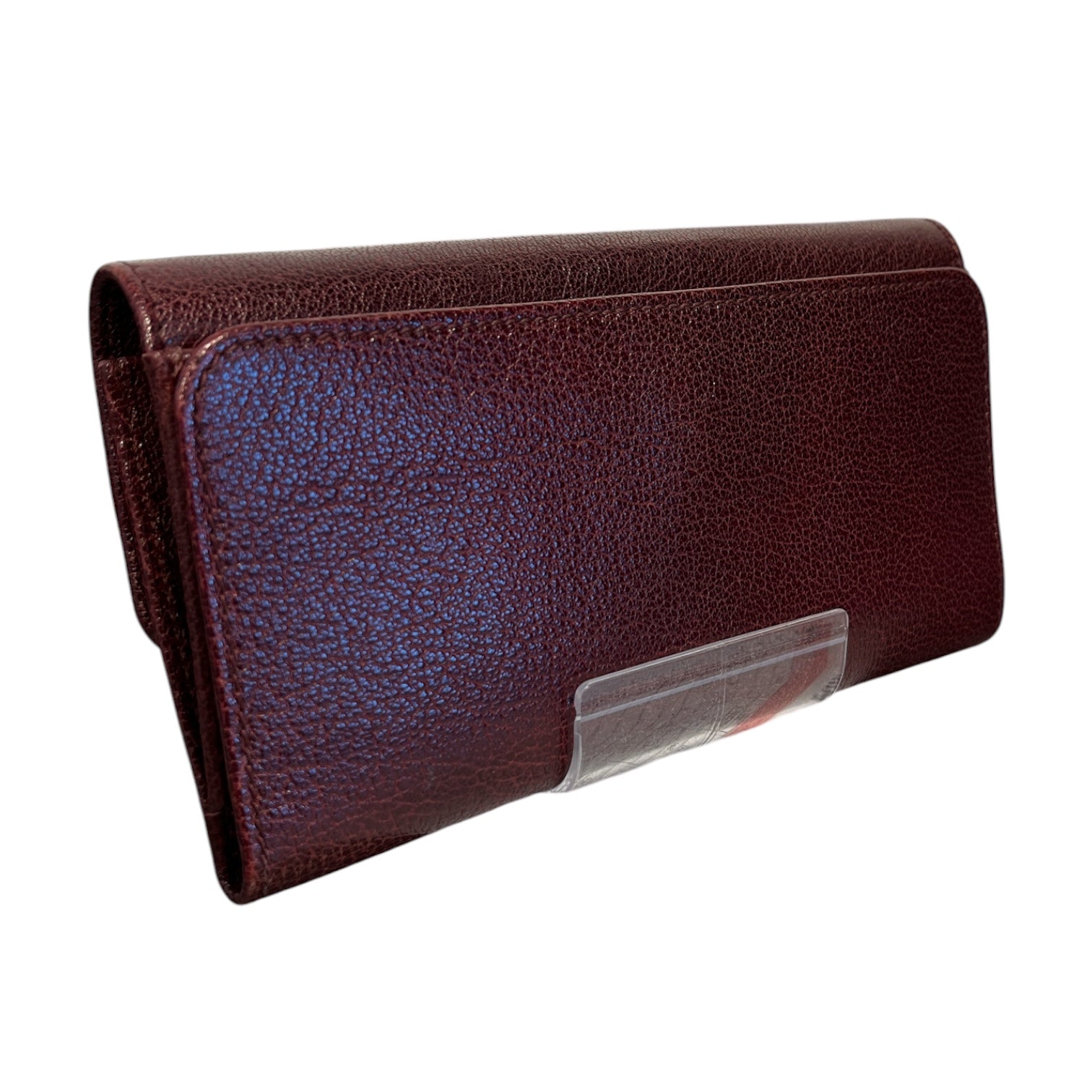 BURBERRY/Long Wallet/Leather/RED/CHERRY RED view 2
