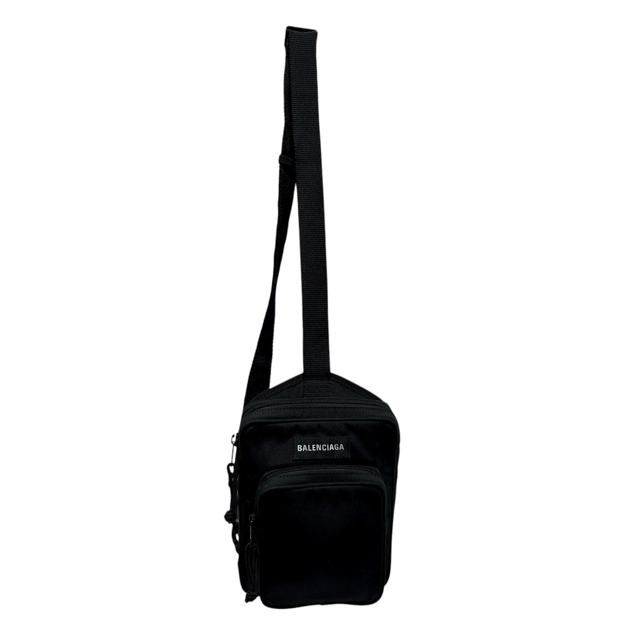 BALENCIAGA/Cross Body Bag/Cotton/BLK/ view 1