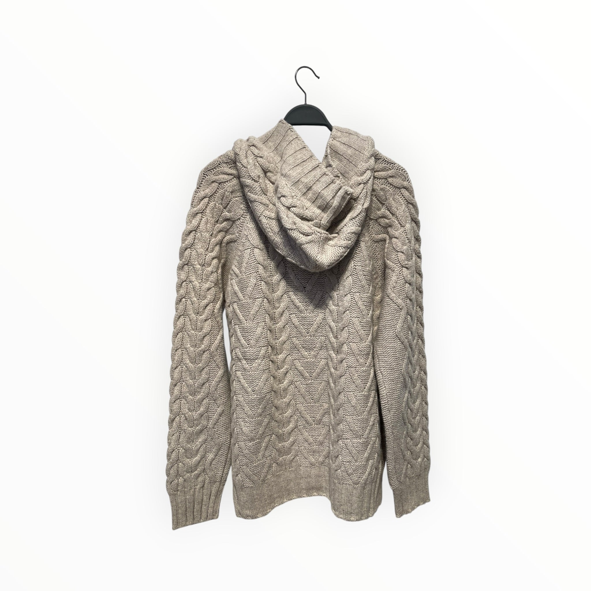 RAG RECYCLE/Sweater/XXL/Wool/CRM/CADLE KNIT SWEATER view 2