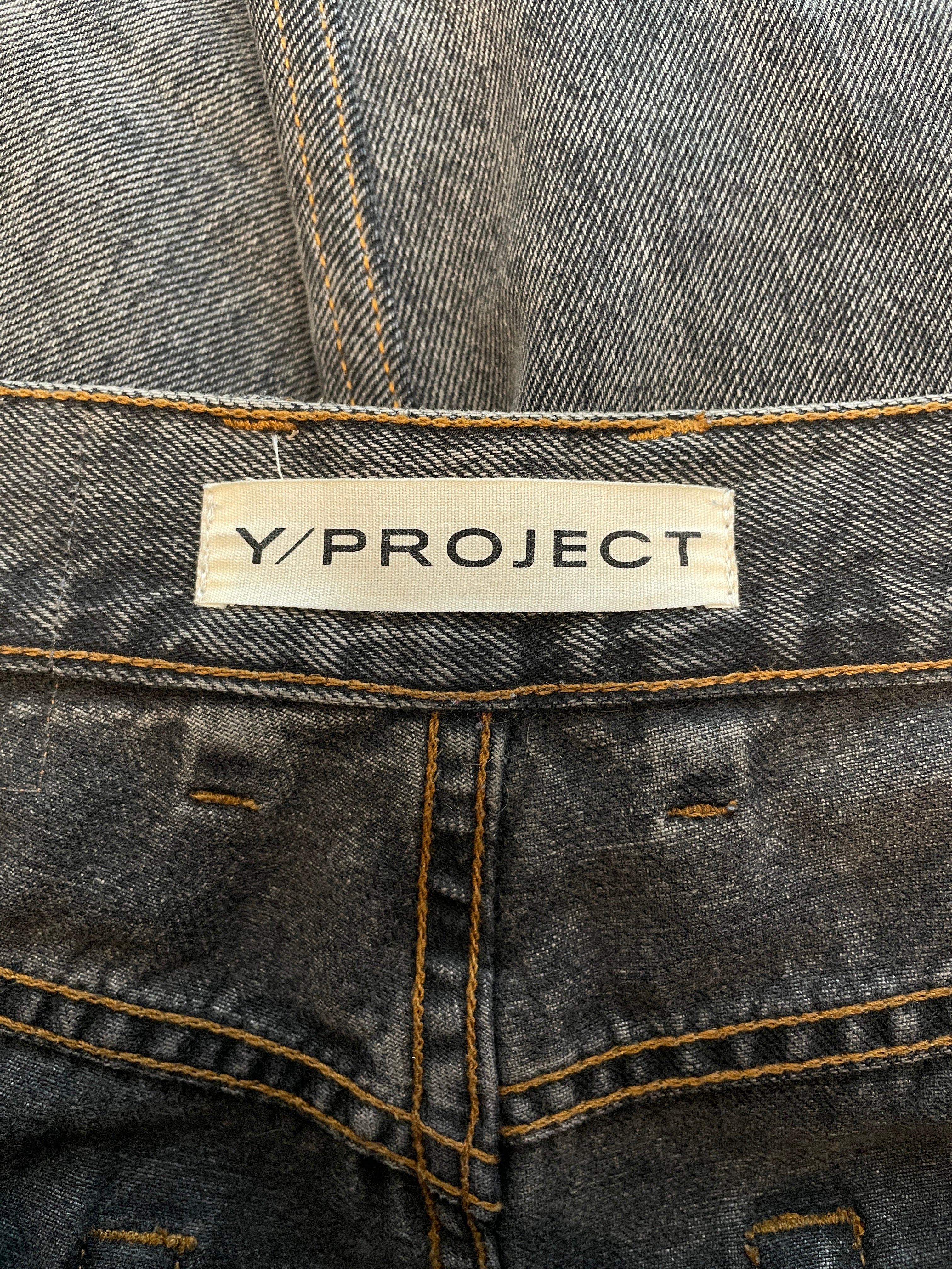Y/PROJECT/Pants/Cotton/GRY/DETACHABLE PANELS/GRY WASH view 4