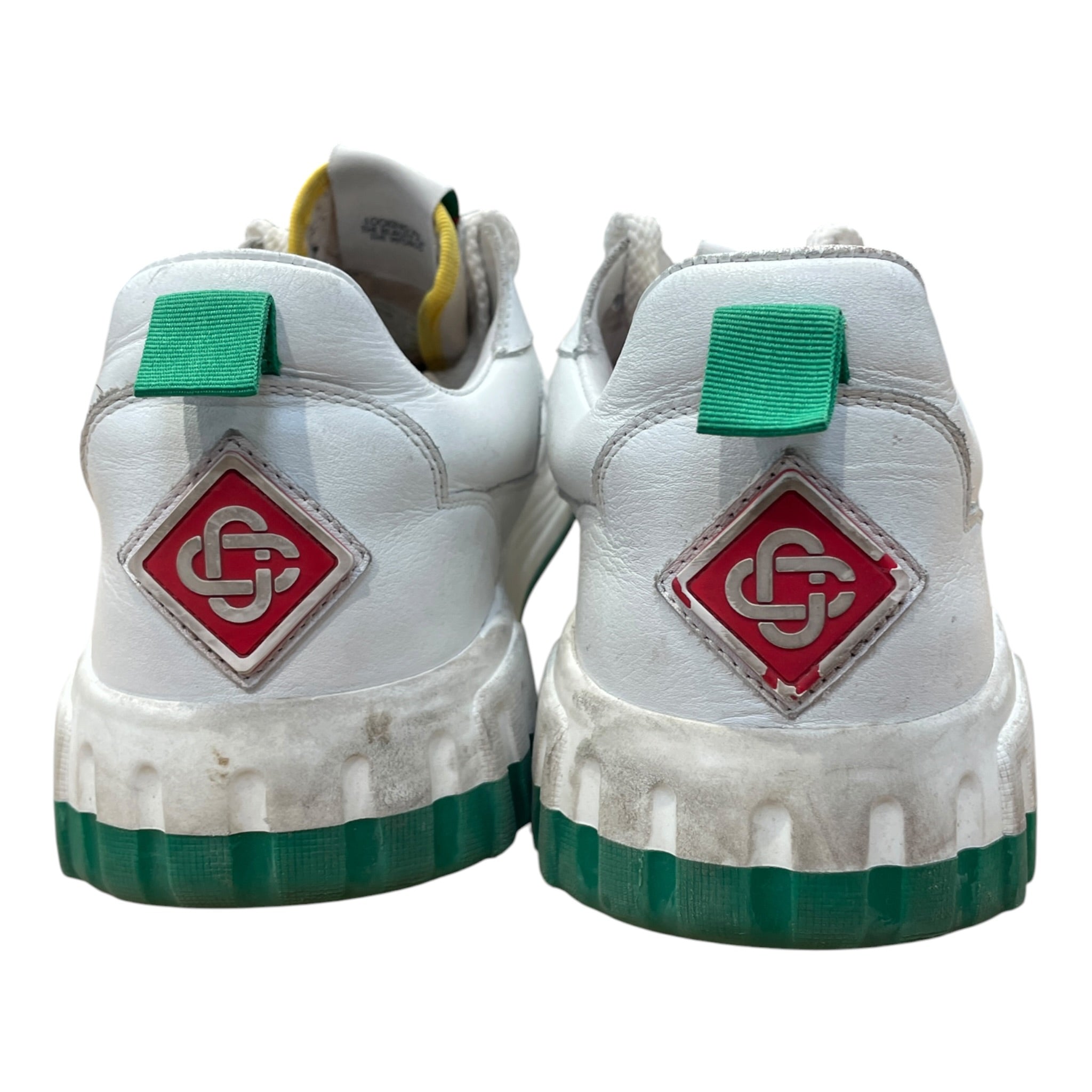 CASABLANCA/Low-Sneakers/US 12.5/Leather/WHT/ view 3