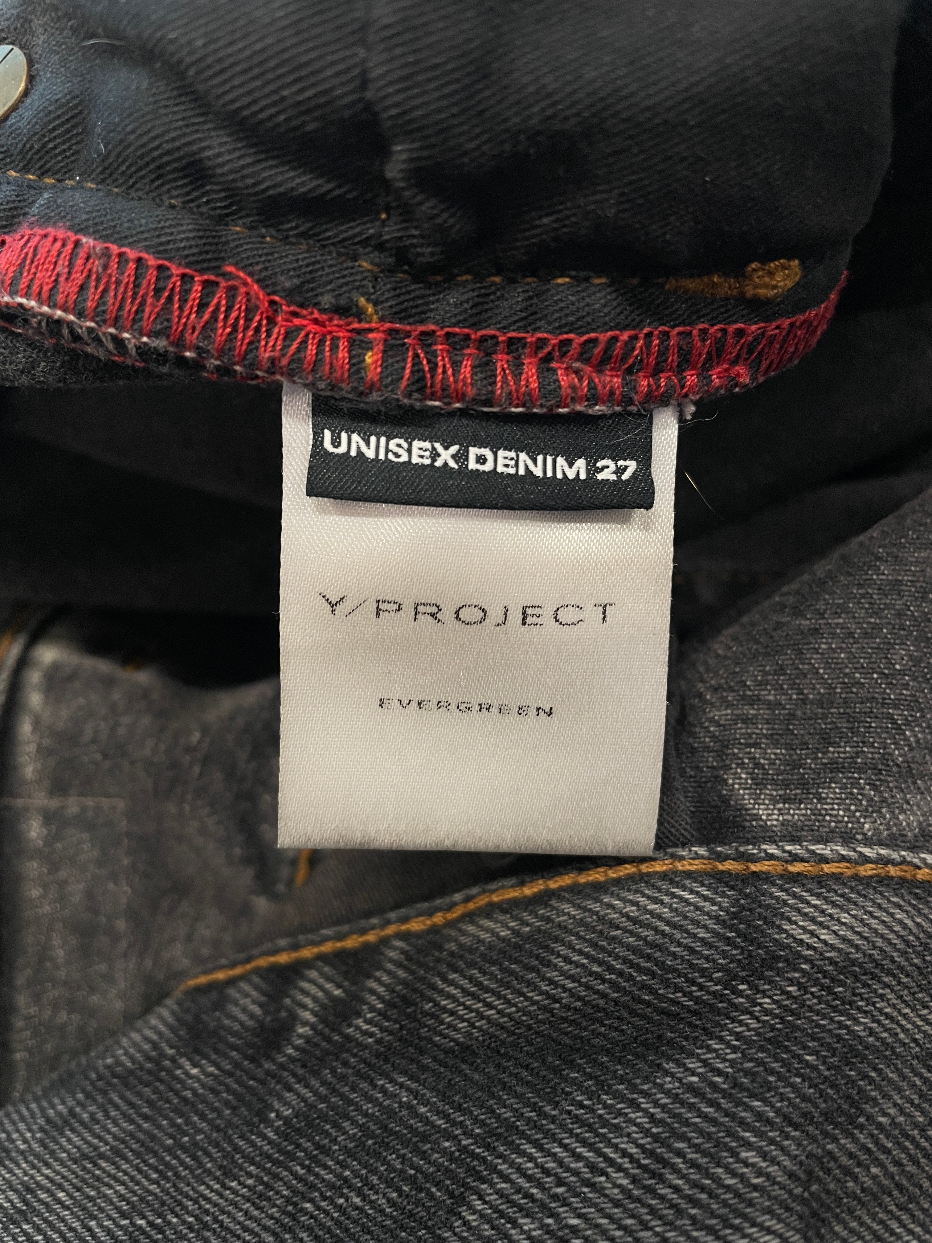 Y/PROJECT/Pants/Cotton/GRY/DETACHABLE PANELS/GRY WASH view 5