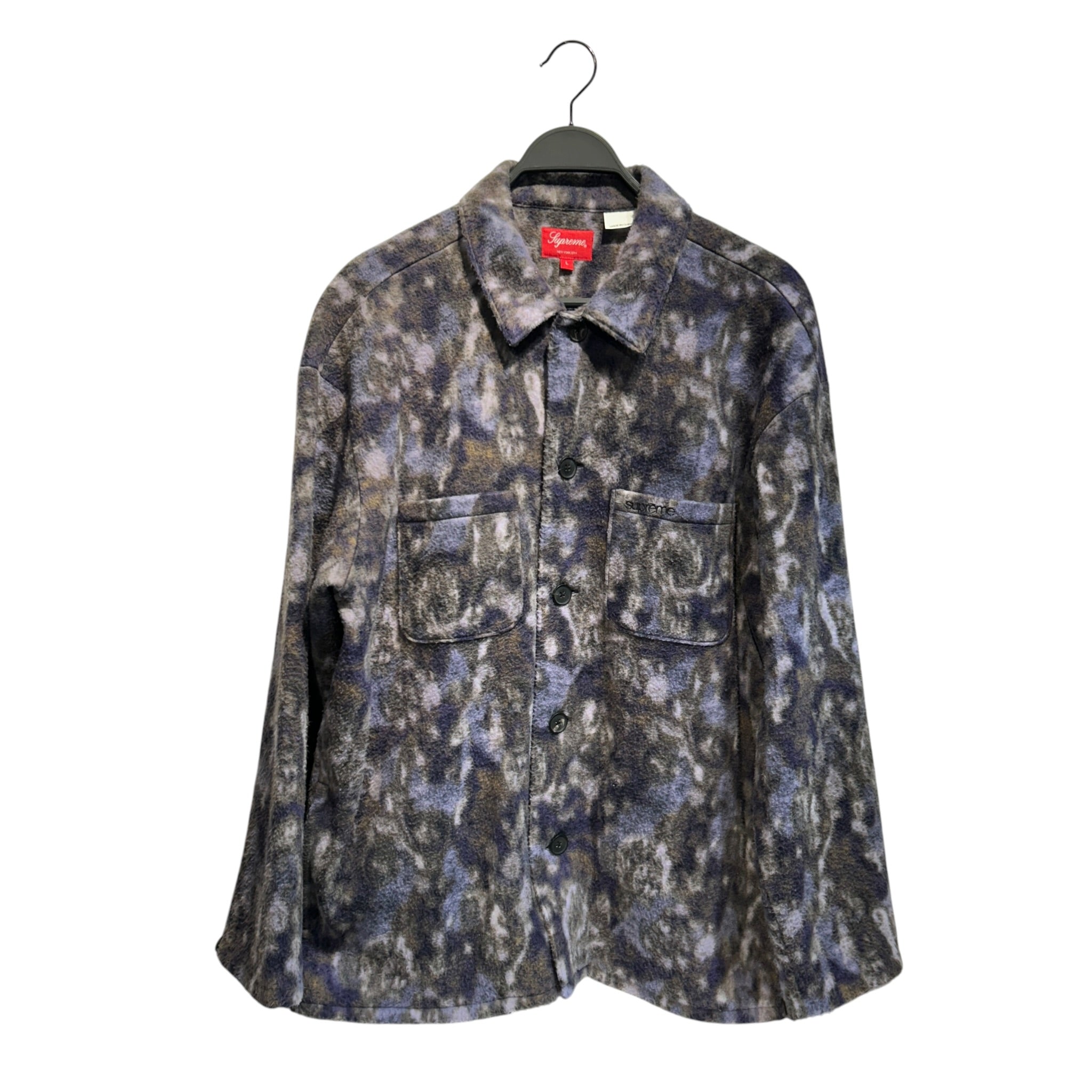 Supreme/LS Shirt/L/Polyester/PPL/Paisley/Paisley Fleece view 1