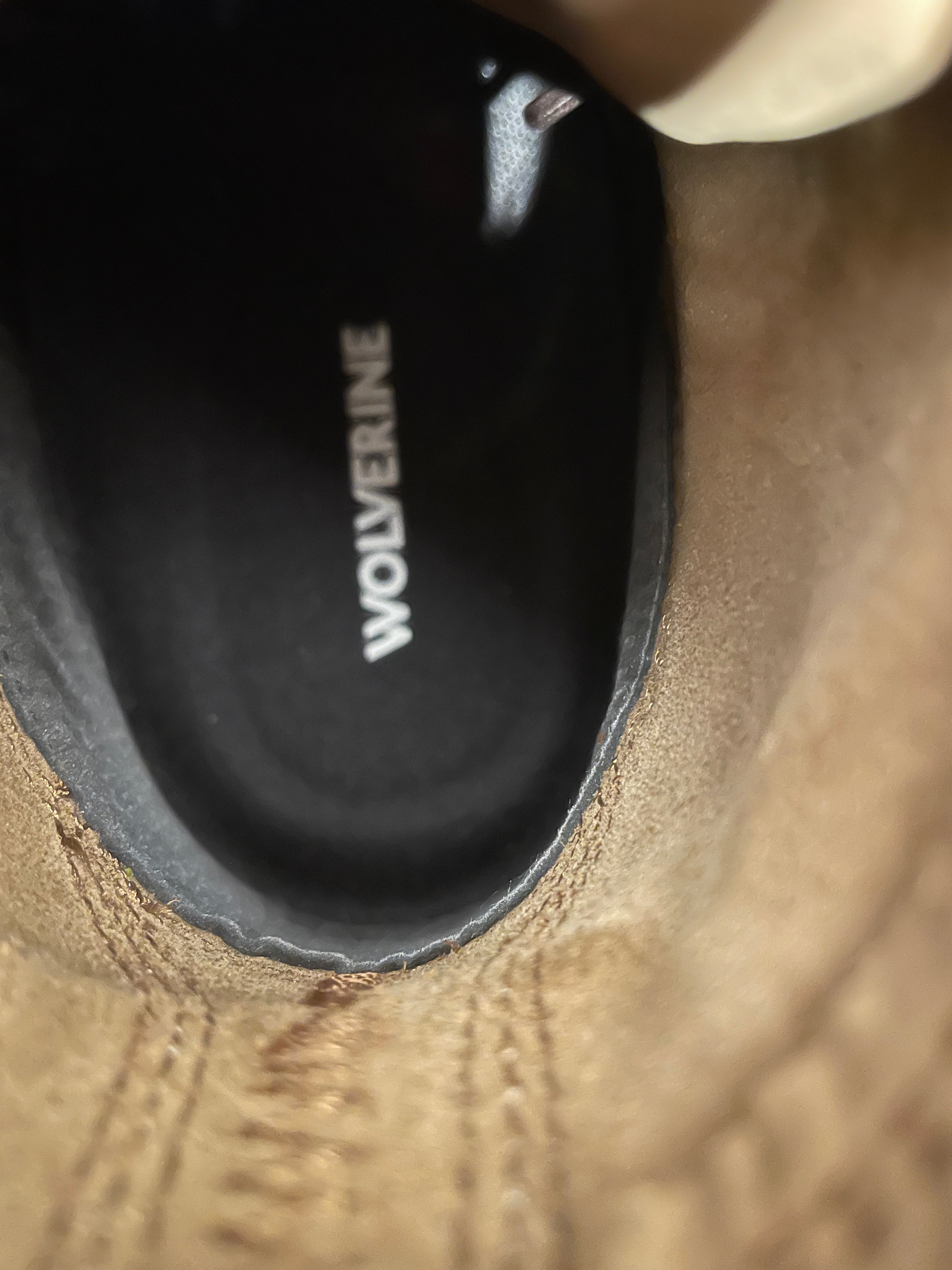 WOLVERINE/Lace Up Boots/US 9.5/Leather/CML/W990222 1000 mile view 3